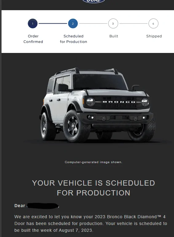 Ford Bronco 📬 6/29/23 Scheduling Emails Now Arriving! 1688048737187
