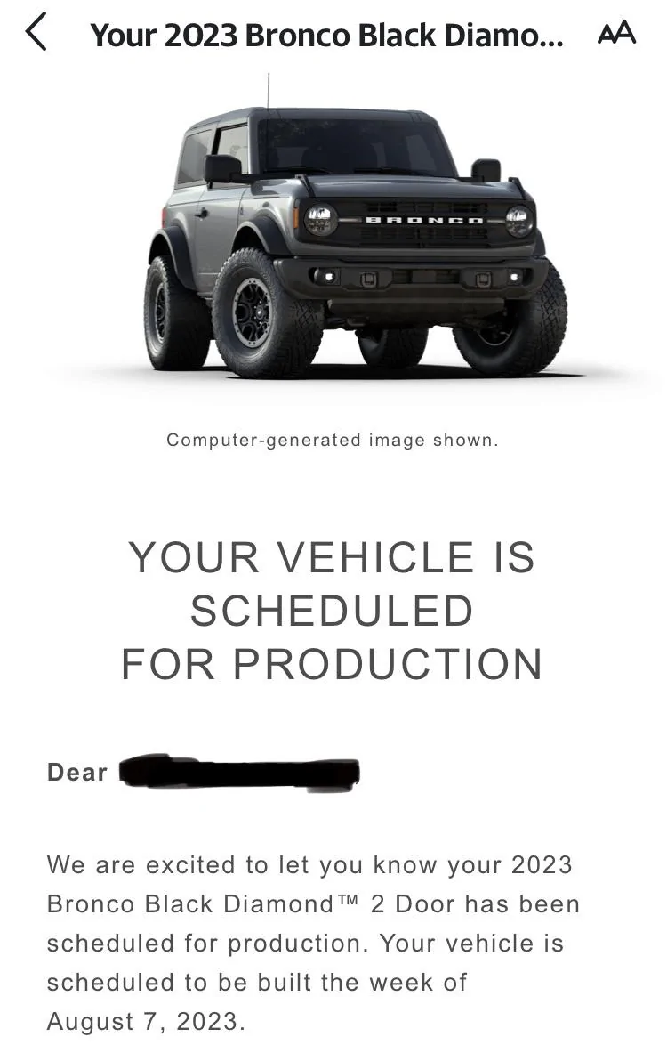 Ford Bronco 📬 6/29/23 Scheduling Emails Now Arriving! ABBB67B0-BC8B-4C5D-90CC-678C09B07E90