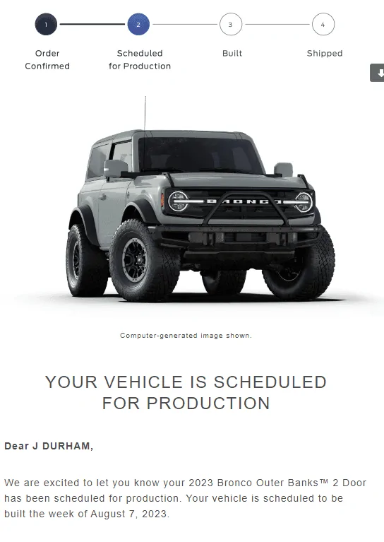 Ford Bronco 📬 6/29/23 Scheduling Emails Now Arriving! 1688049411604