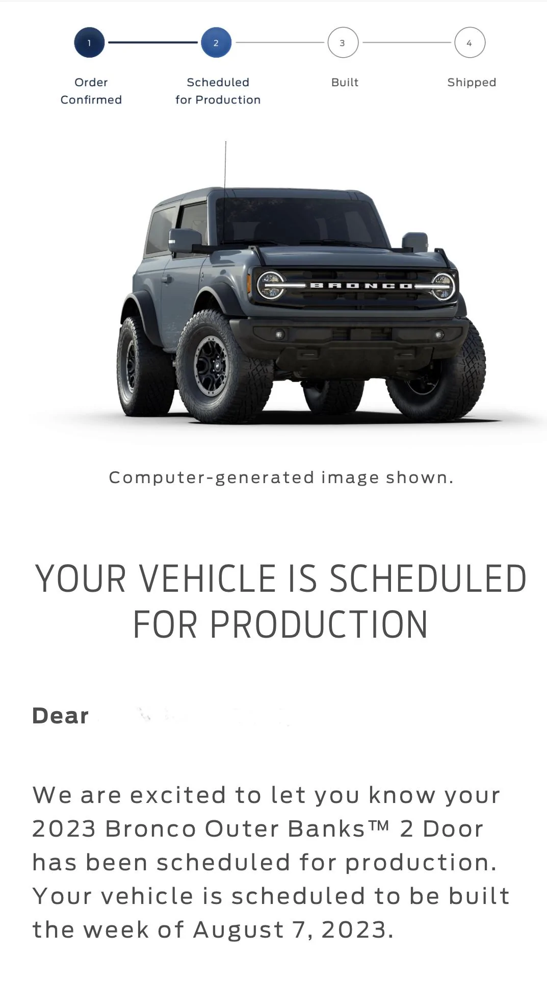 Ford Bronco 📬 6/29/23 Scheduling Emails Now Arriving! IMG_6905