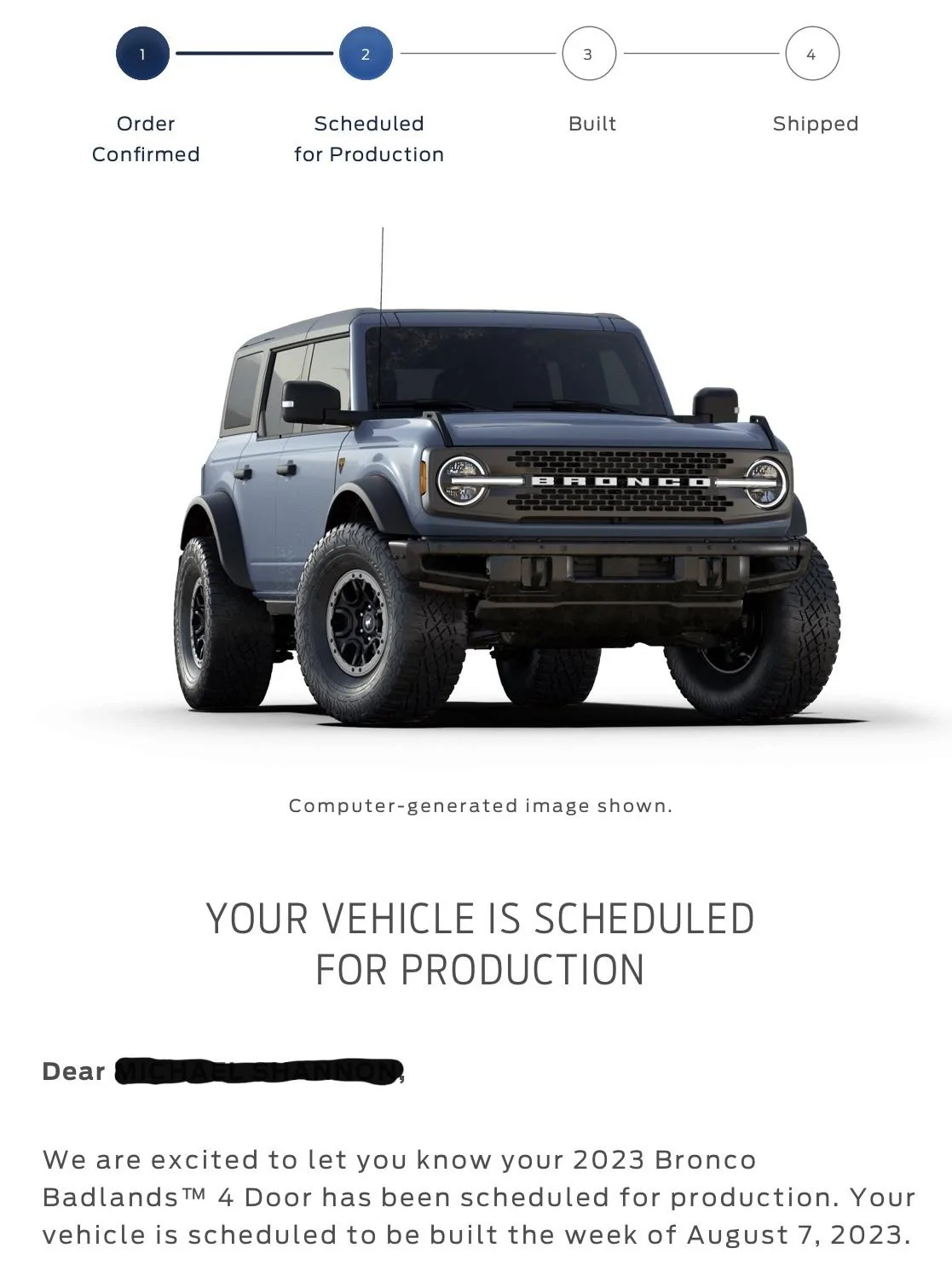 Ford Bronco 📬 6/29/23 Scheduling Emails Now Arriving! IMG_0284