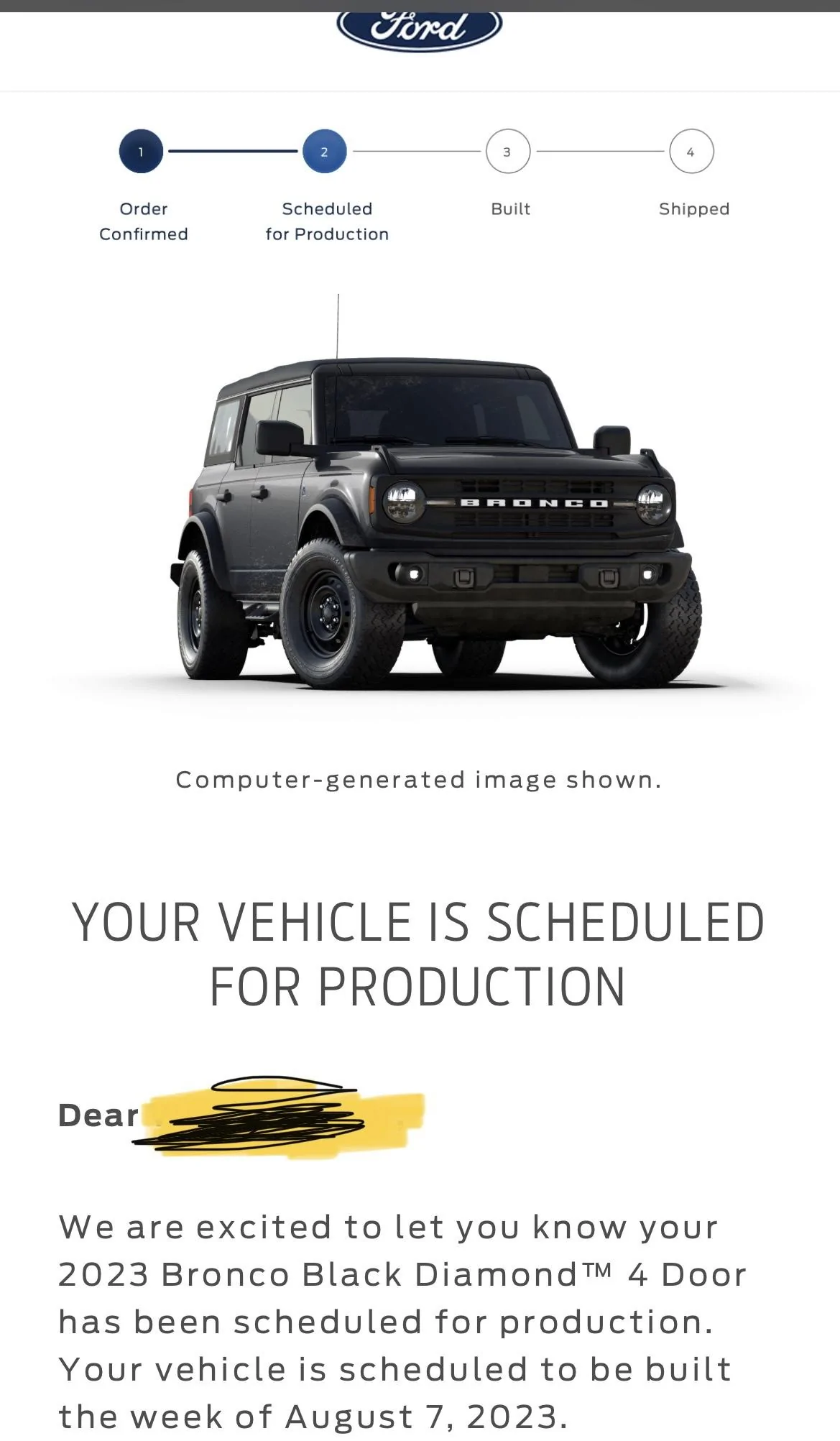 Ford Bronco Just Ordered my 2023 Bronco! IMG_0819