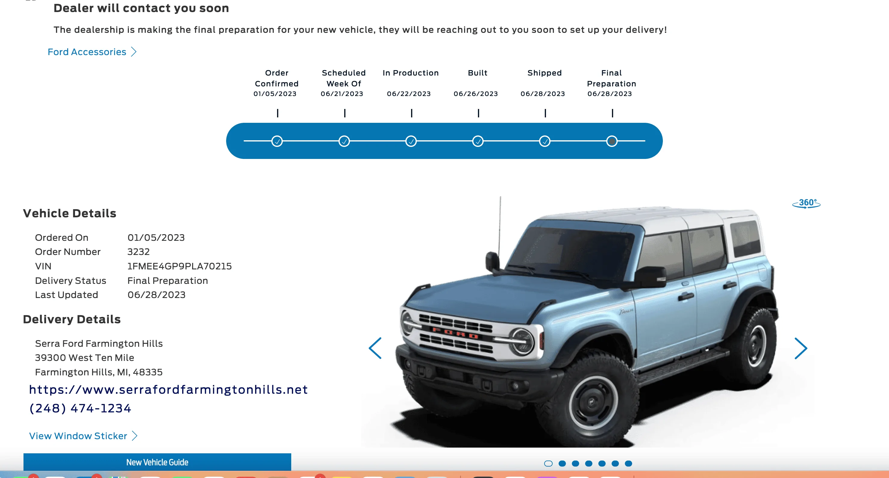 Ford Bronco HERITAGE EDITION Bronco Club 1688077210852
