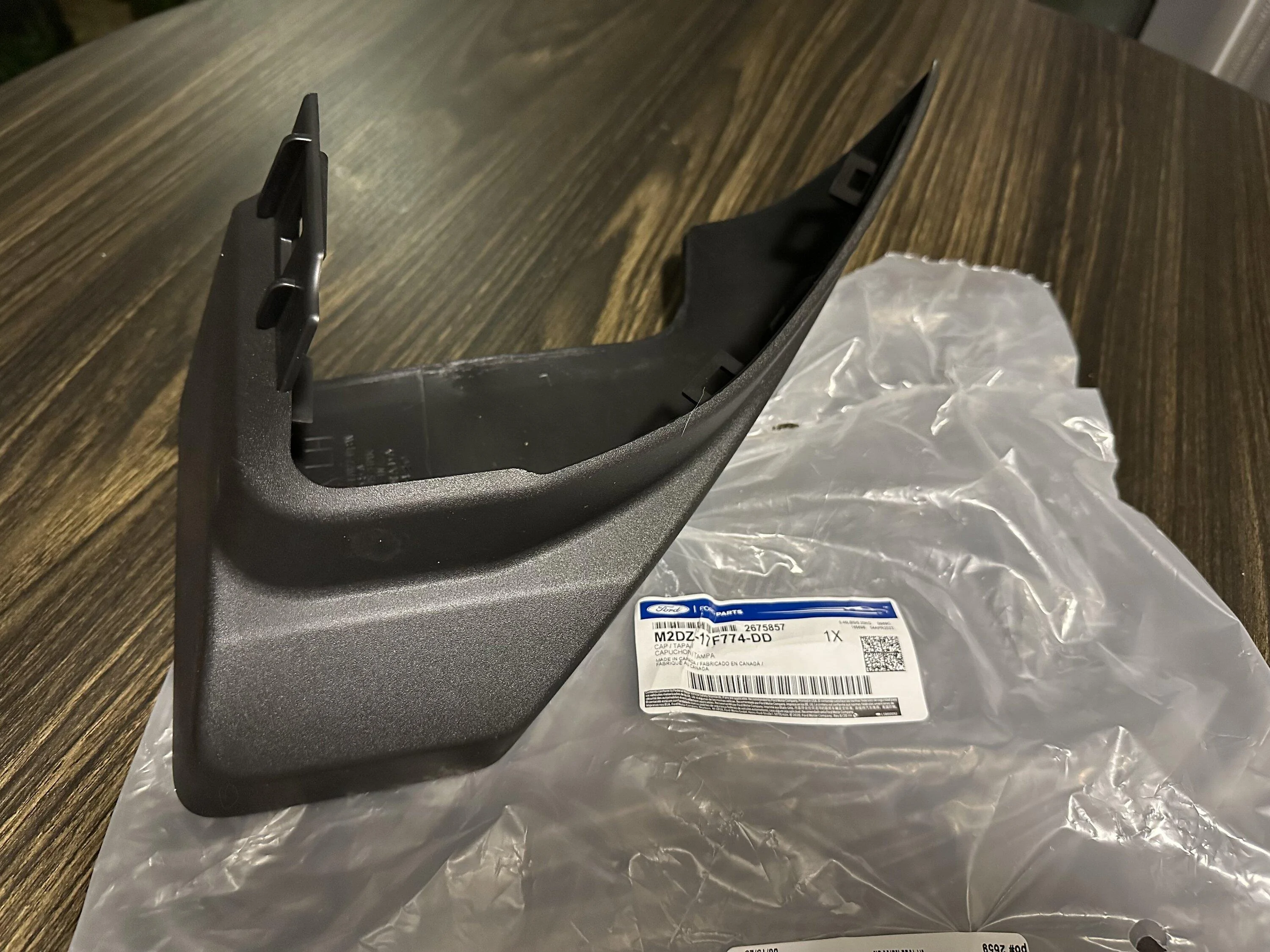 Ford Bronco WTB - Rear Bumper End Caps (Sasquatch) M2DZ-17F774-DD Passenger 1