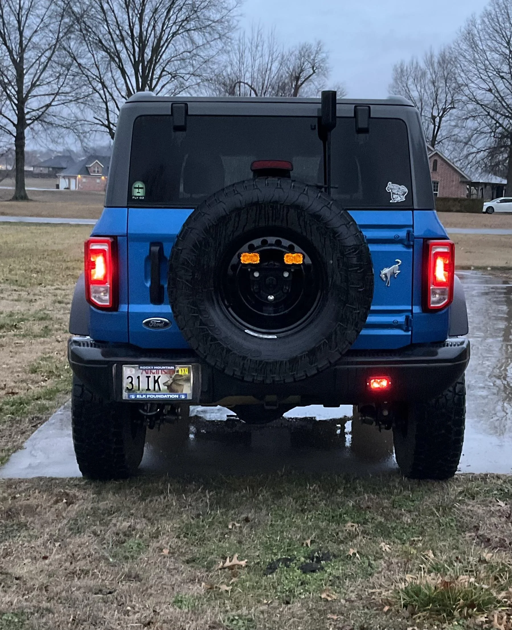 Ford Bronco Rear bumper flush lighting IMG_3221