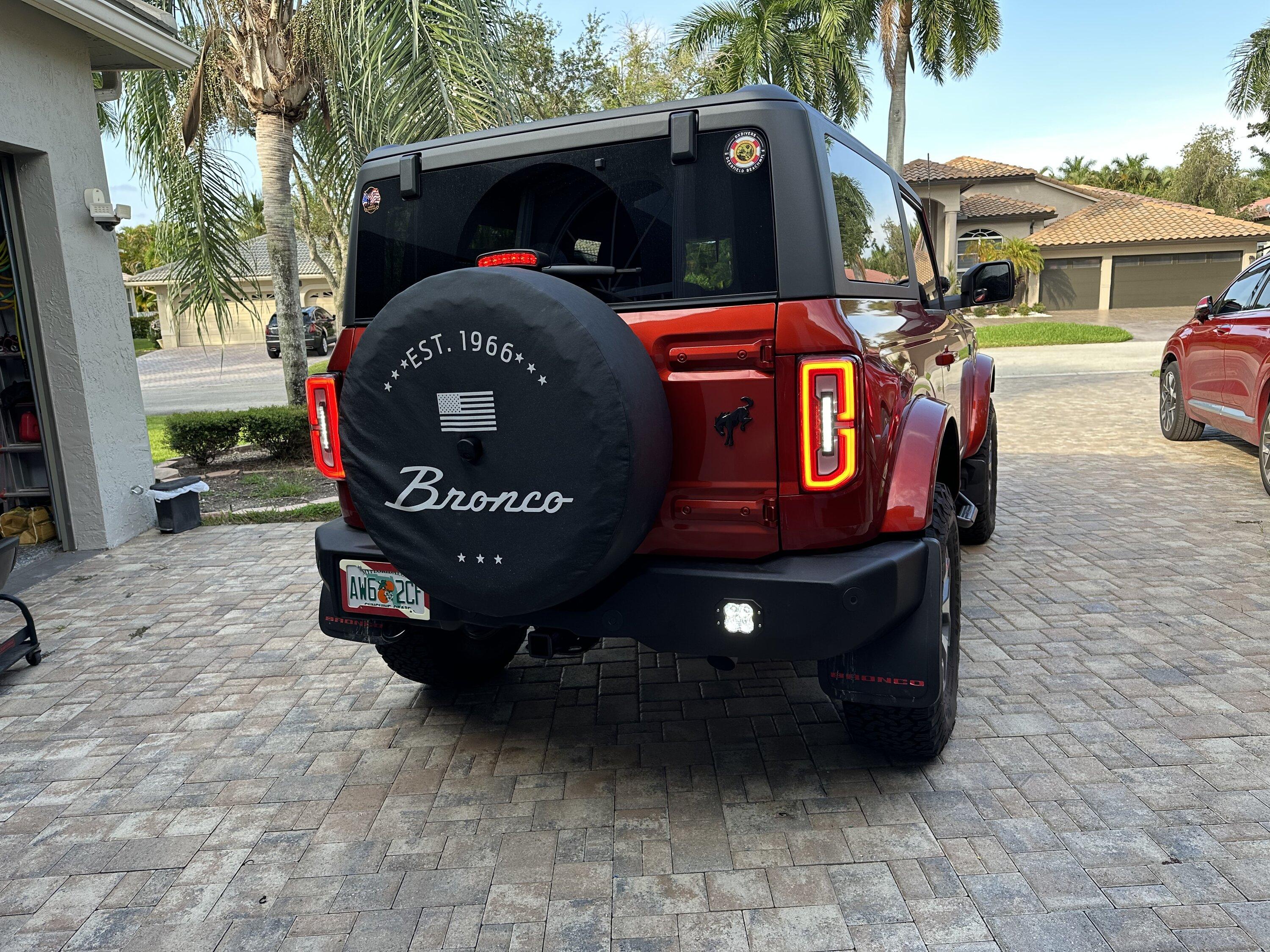 Ford Bronco Rear bumper flush lighting IMG_8279