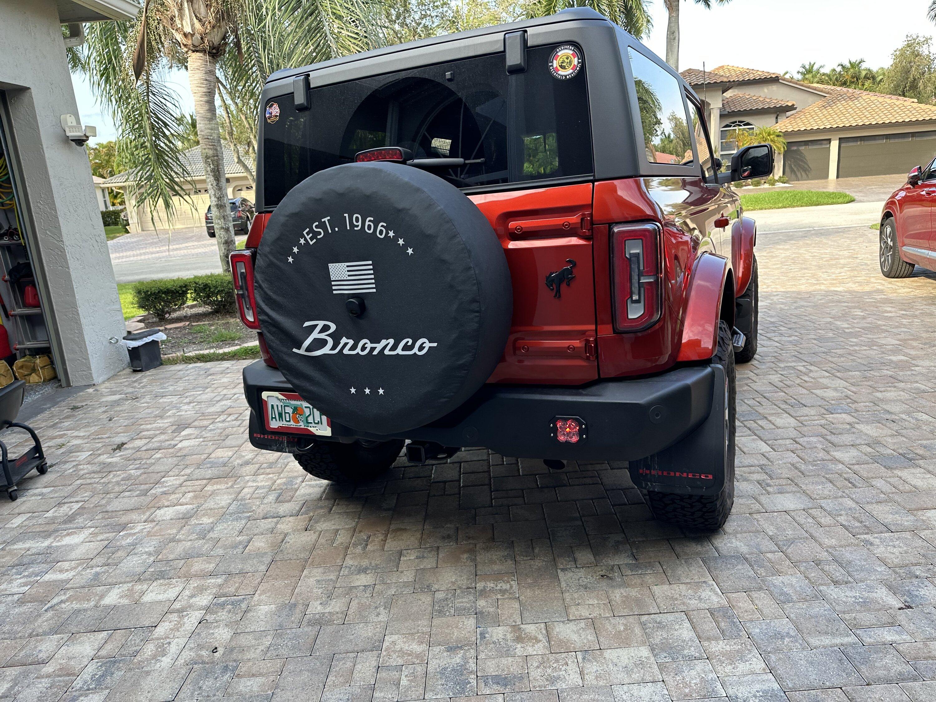 Ford Bronco Rear bumper flush lighting IMG_8275