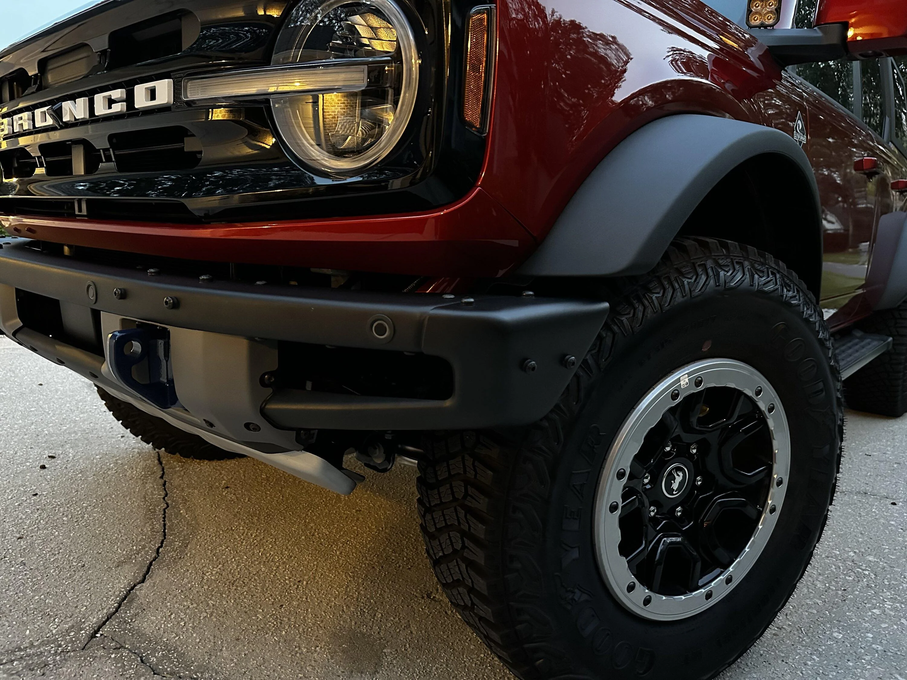 Ford Bronco Painted Modular Front Bumper IMG_2106