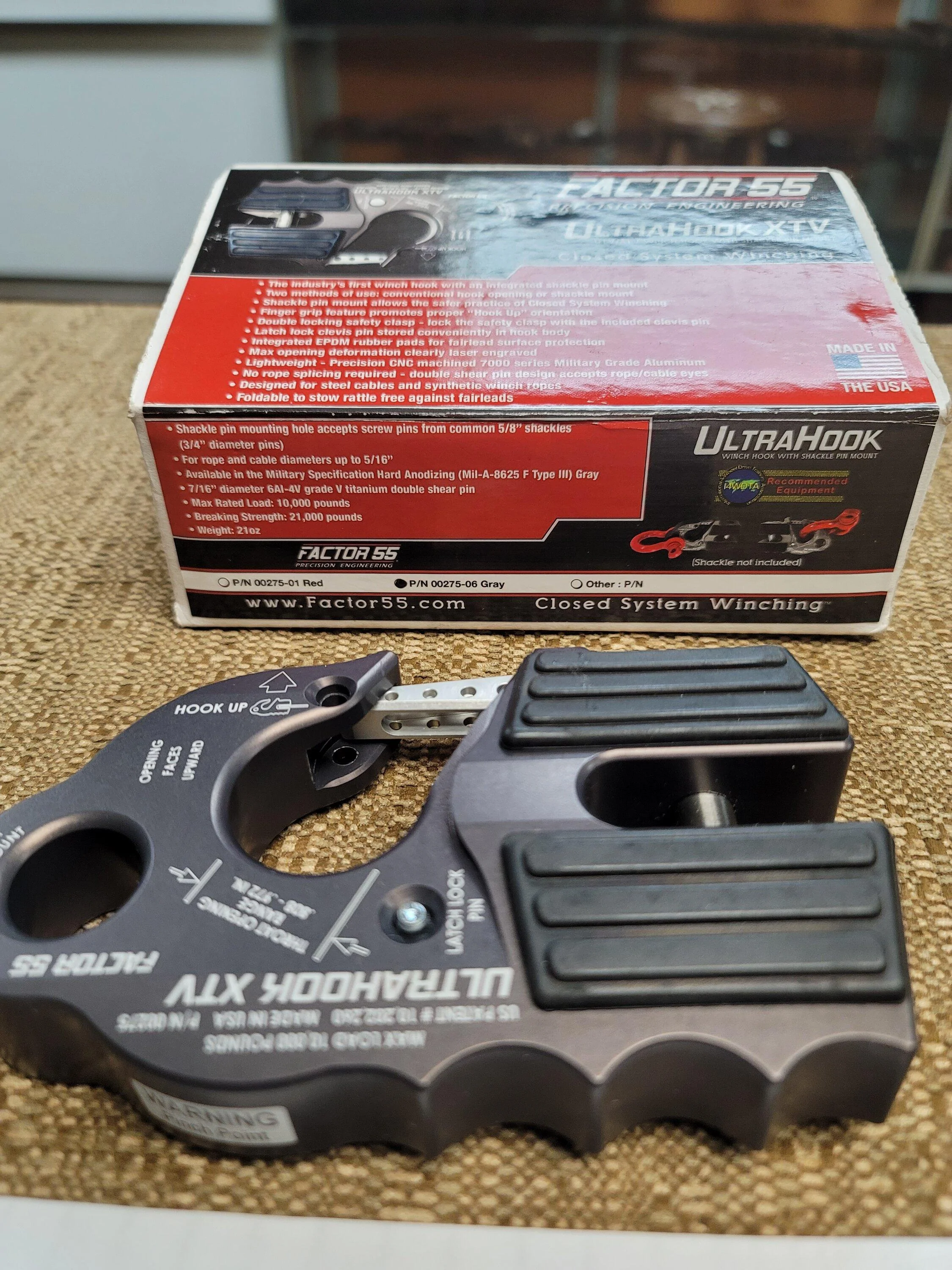 Ford Bronco Factor 55 Ultrahook XTV Gray Brand New Never Installed 20230701_132139