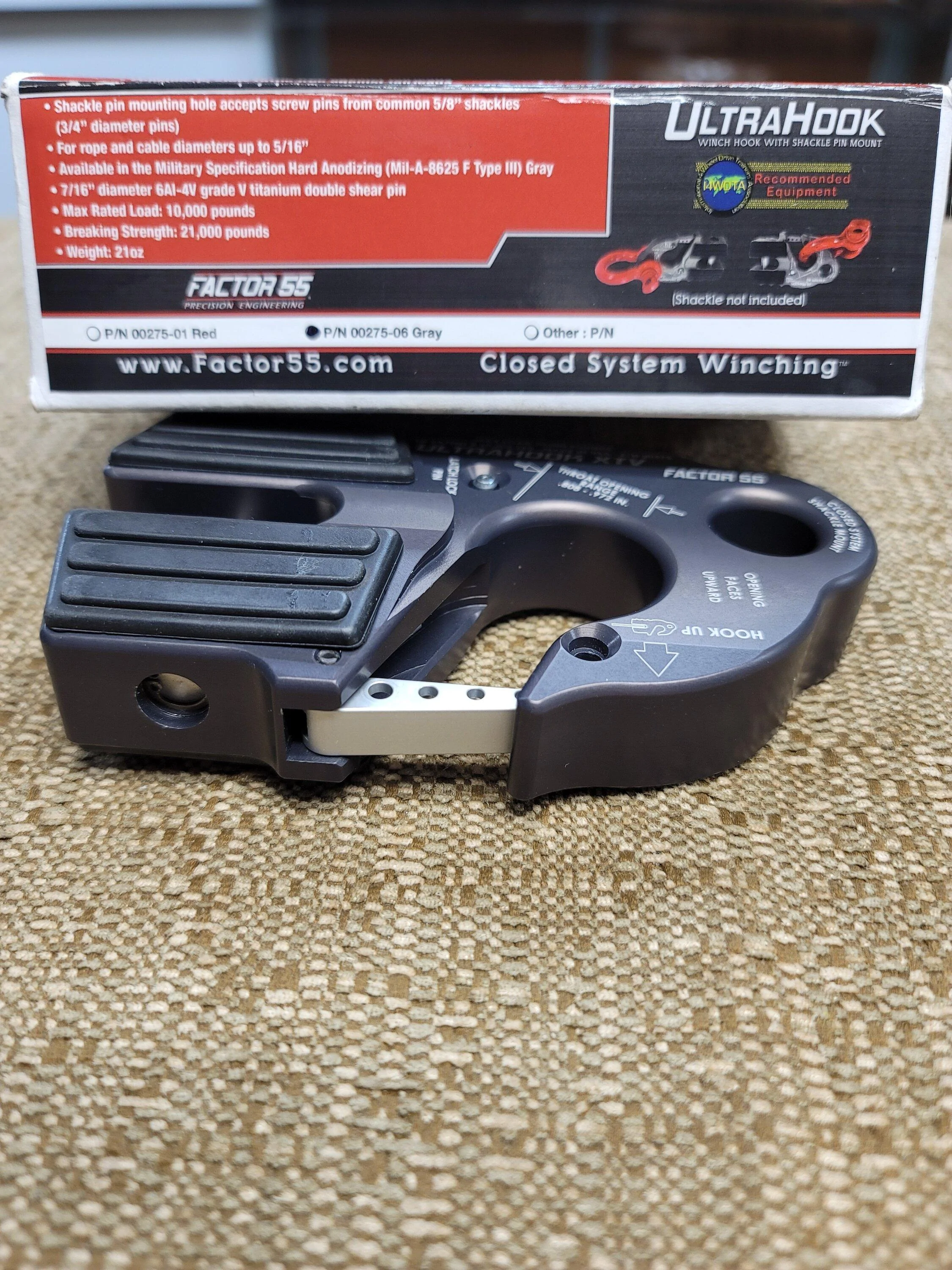 Ford Bronco Factor 55 Ultrahook XTV Gray Brand New Never Installed 20230701_132216