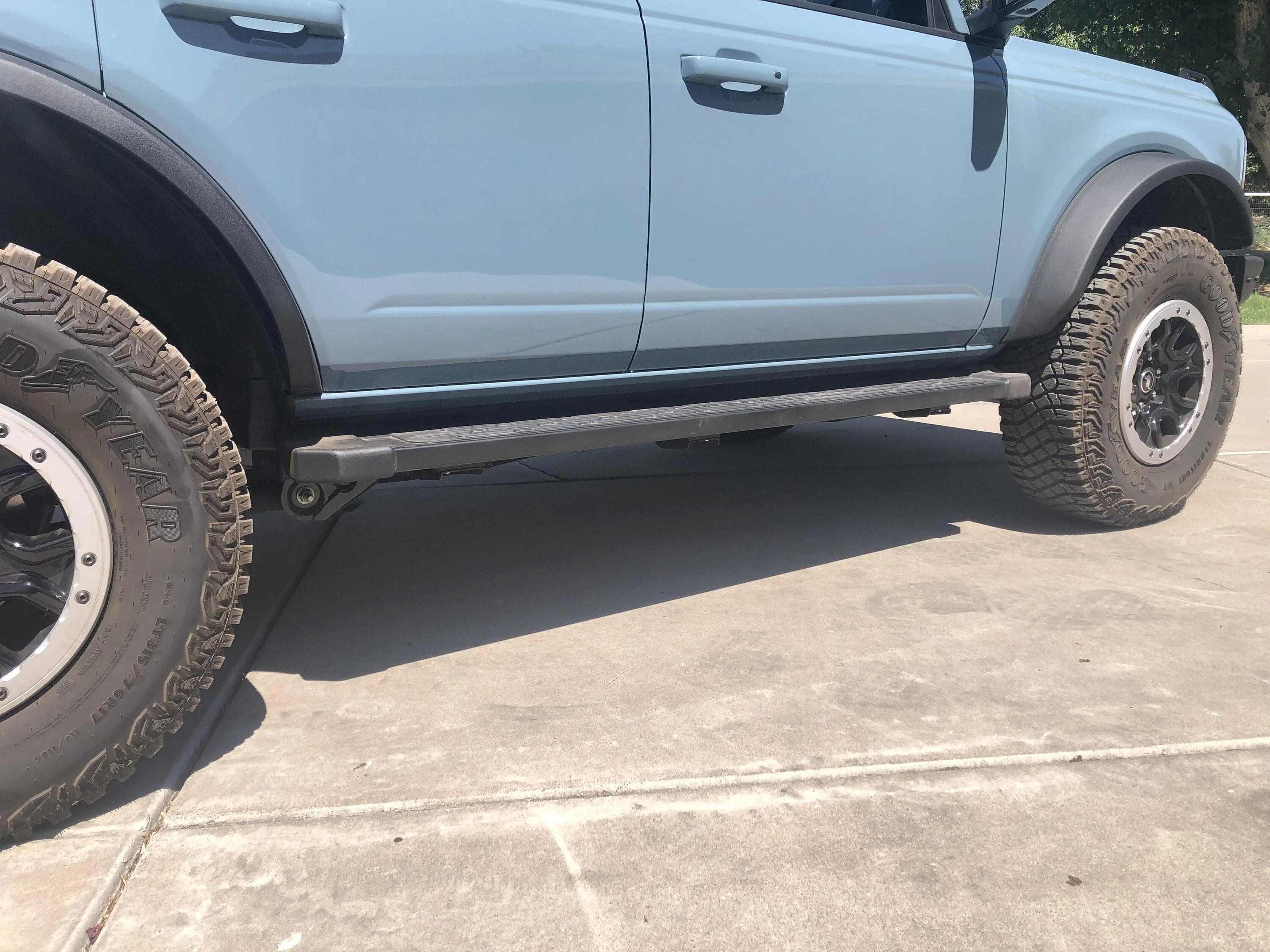 Ford Bronco Operation "Raise Factory Running Boards" IMG_6348