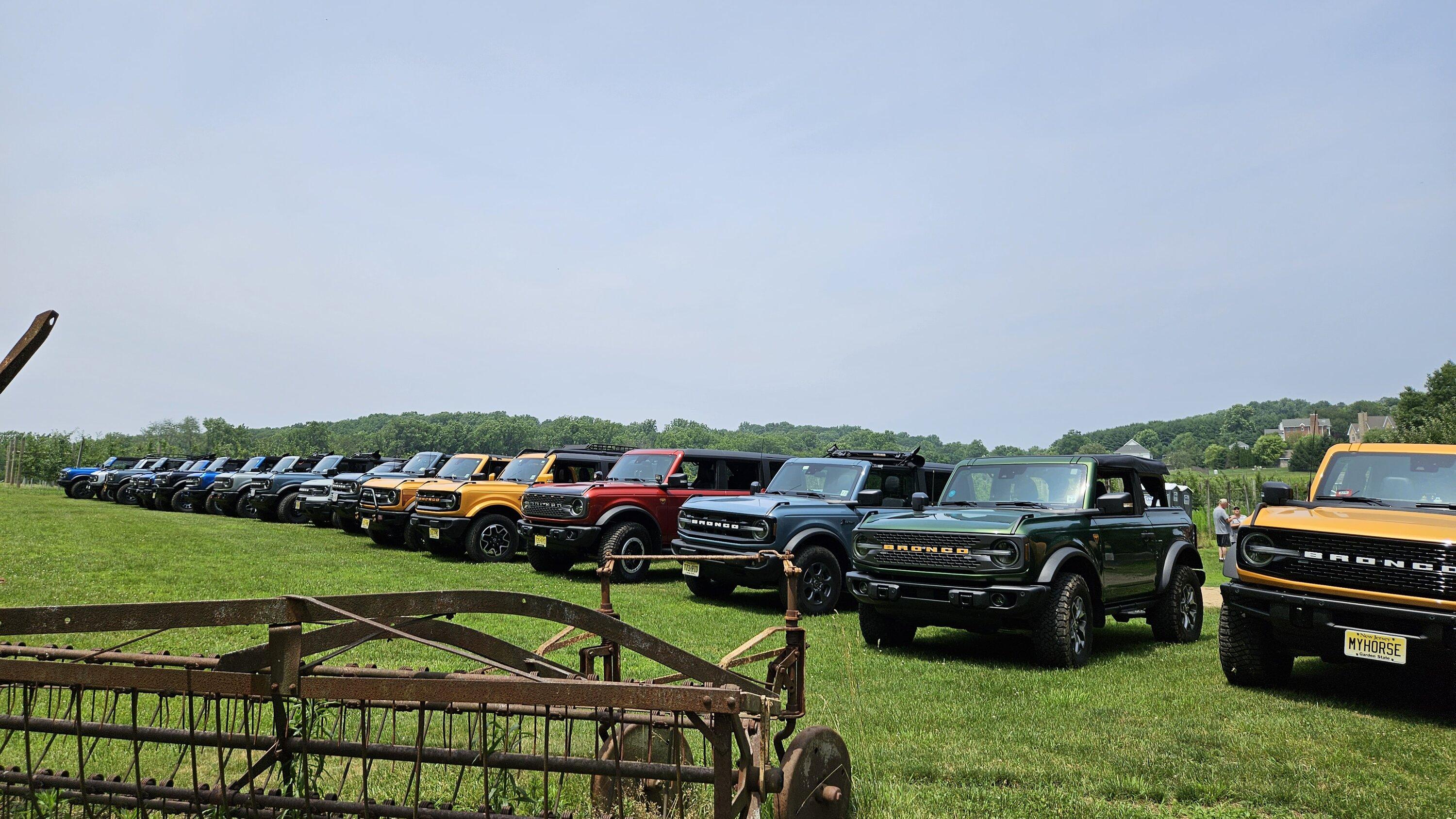 Ford Bronco July 1st NJ trail ride. 20230701_122952