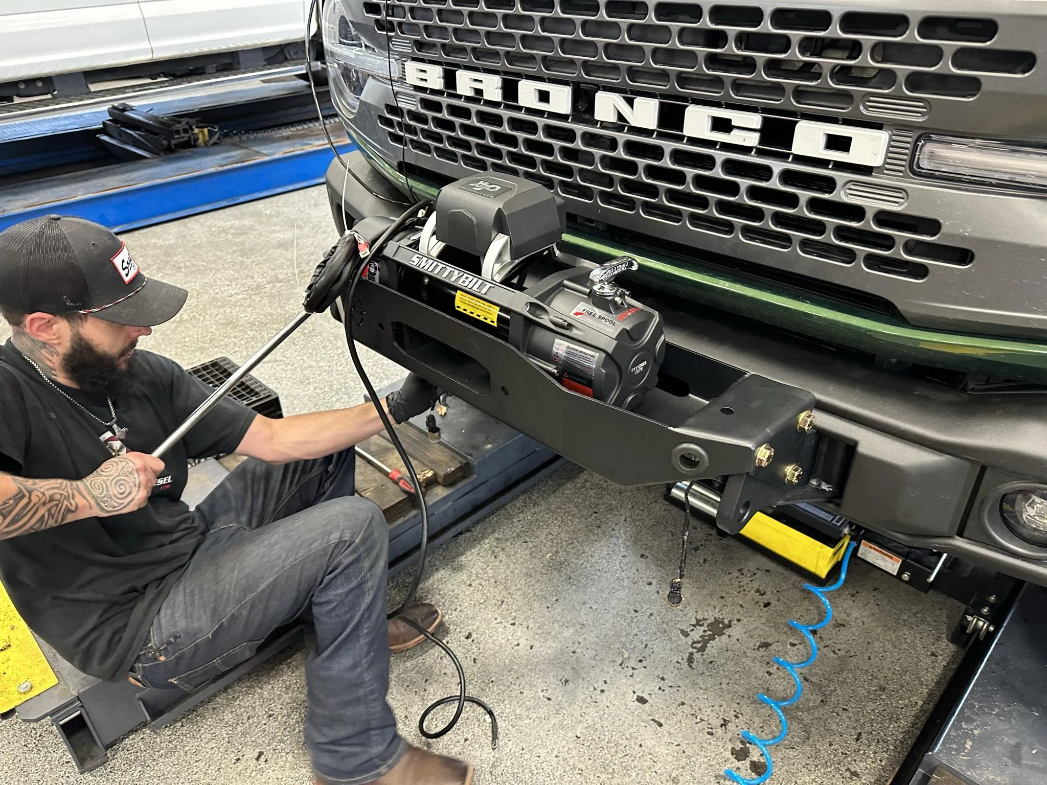 Ford Bronco Capable Bumper Winch Options IMG_9492