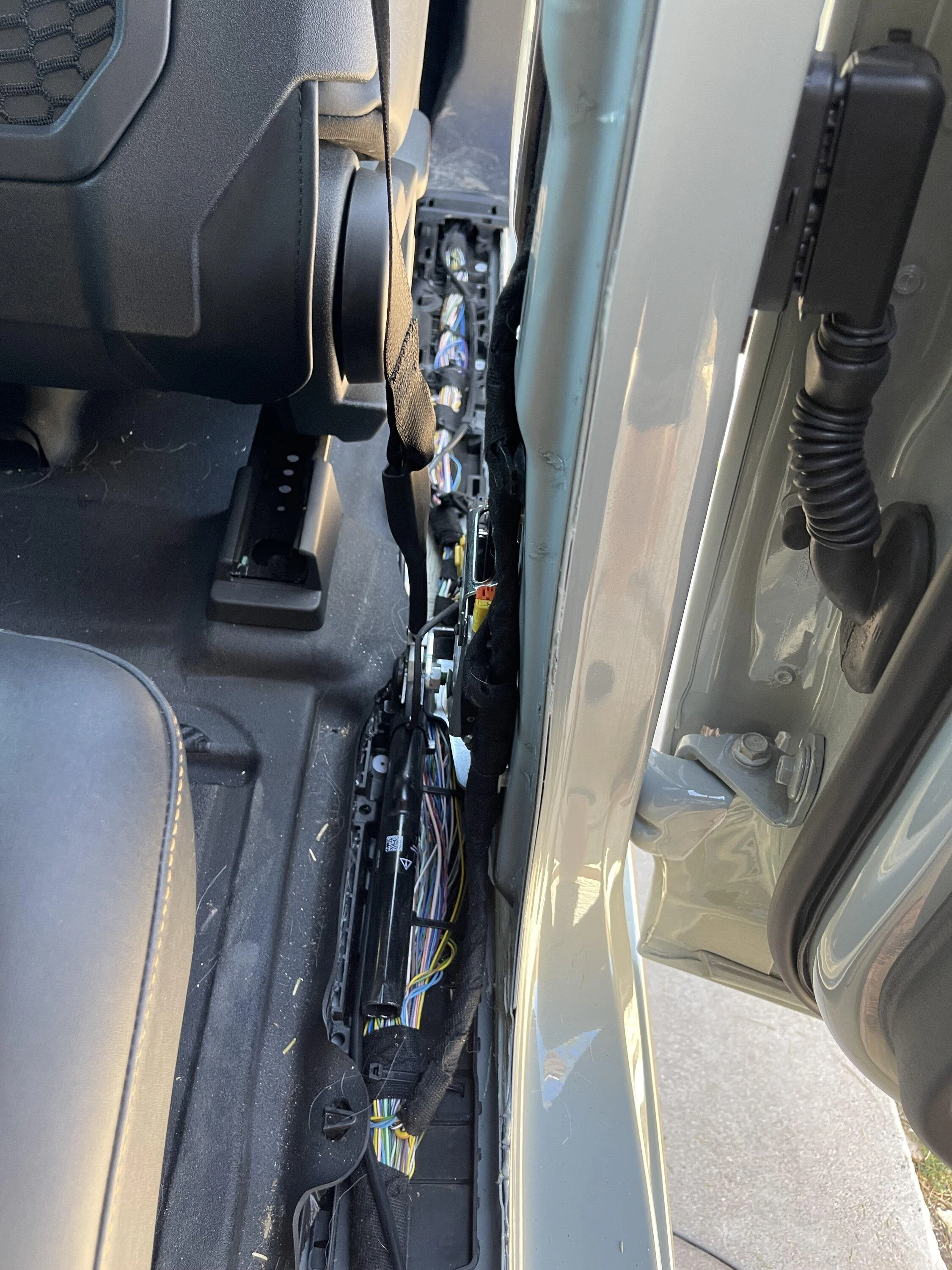 Ford Bronco GMRS Radio install with tailgate mounted antenna 1688302308891