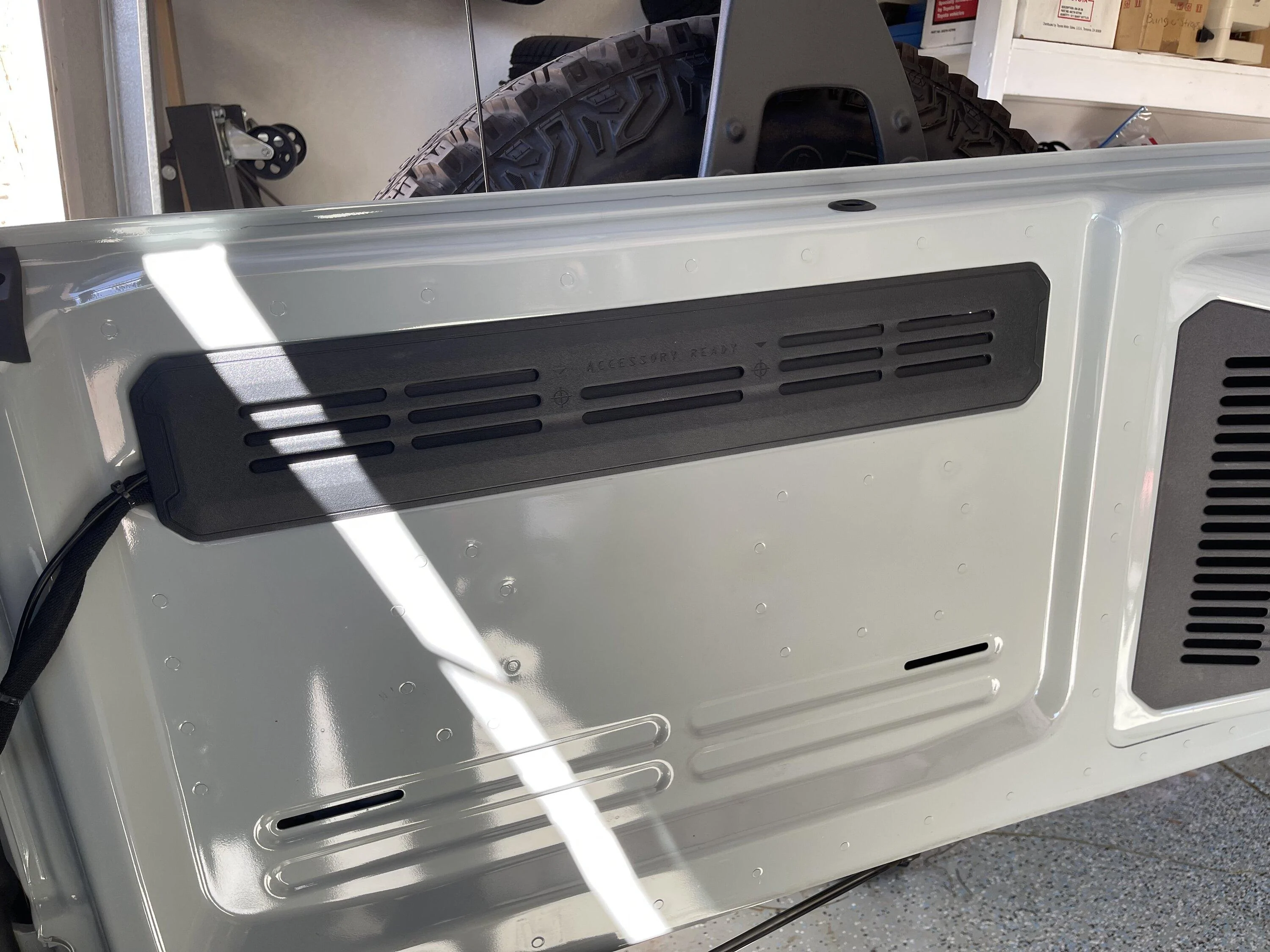 Ford Bronco GMRS Radio install with tailgate mounted antenna 1688302495674