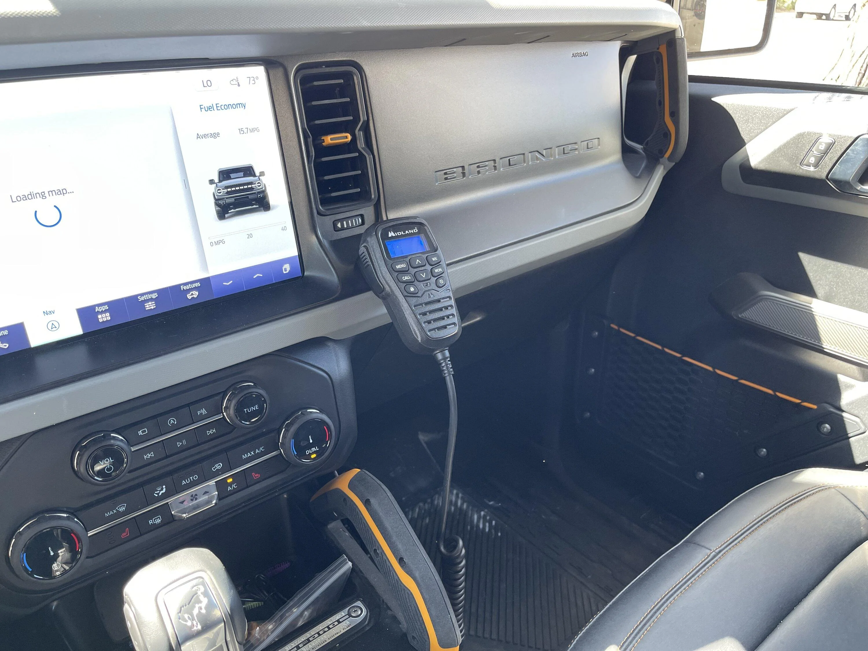 Ford Bronco GMRS Radio install with tailgate mounted antenna 1688302514109
