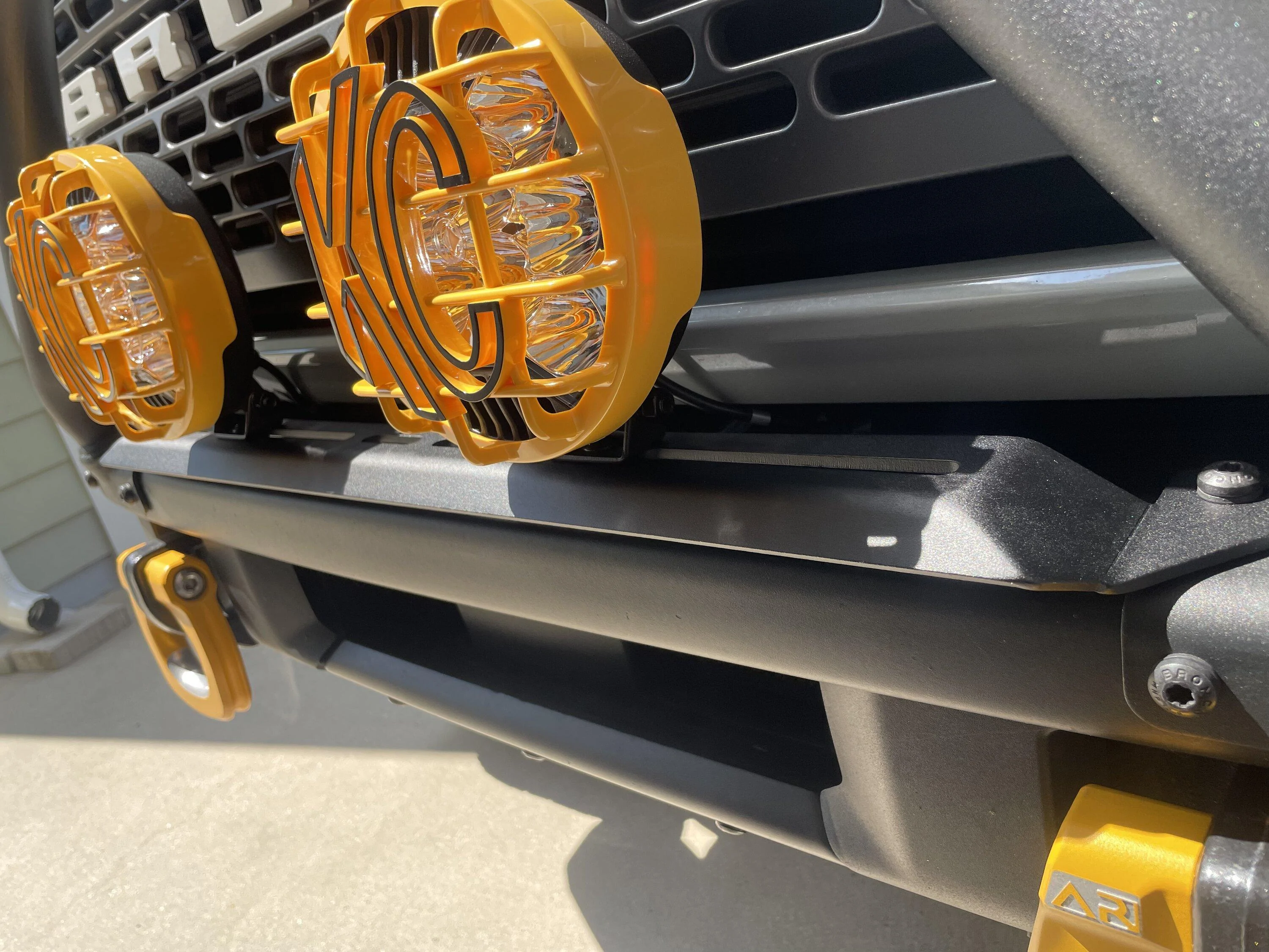 Ford Bronco Does anyone offer 4 round lights that fit inside the factory brush guard? FB1B9535-5985-4341-943D-65EA60606299