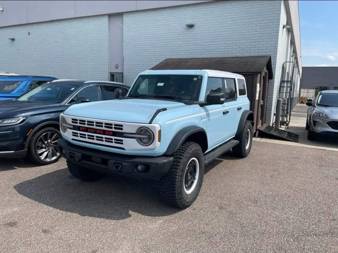 Ford Bronco Bronco Heritage Limited begins arriving at dealerships (video @ Village Ford) Screenshot_20230703_175055_Facebook