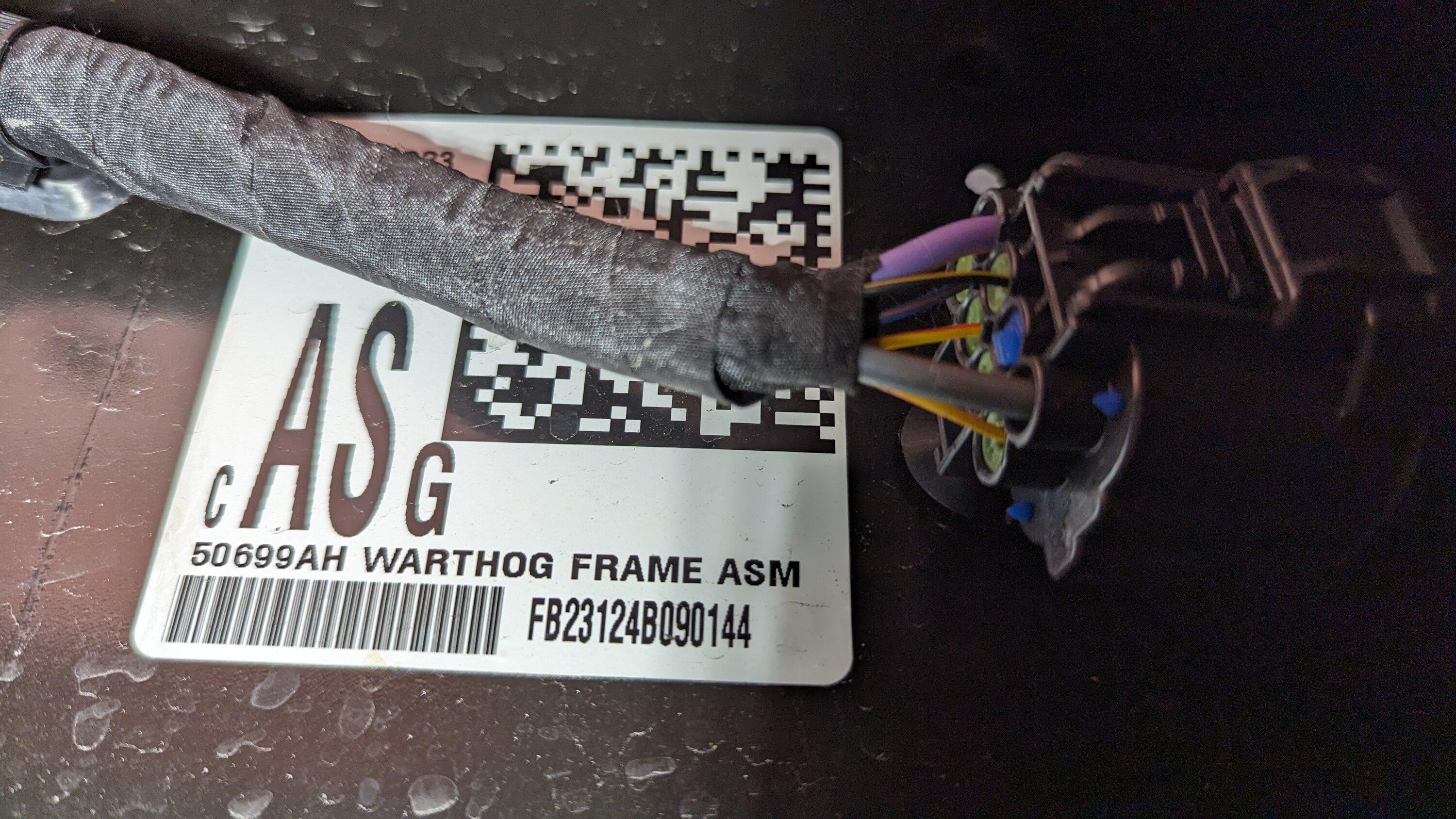 Ford Bronco Found this little Warthog nugget in the Bronco Raptor today PXL_20230703_165338978