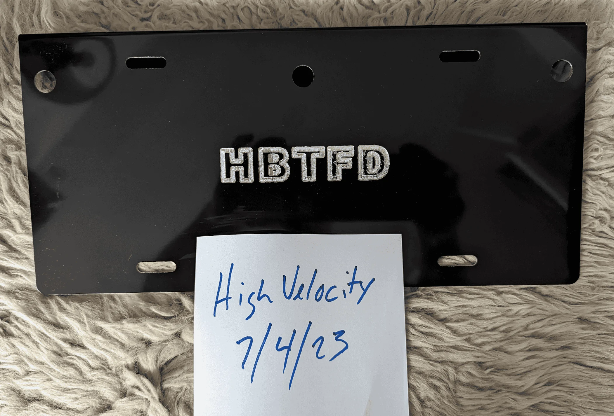 Ford Bronco Front License Plate Bracket for Modular bumper 1688503019383