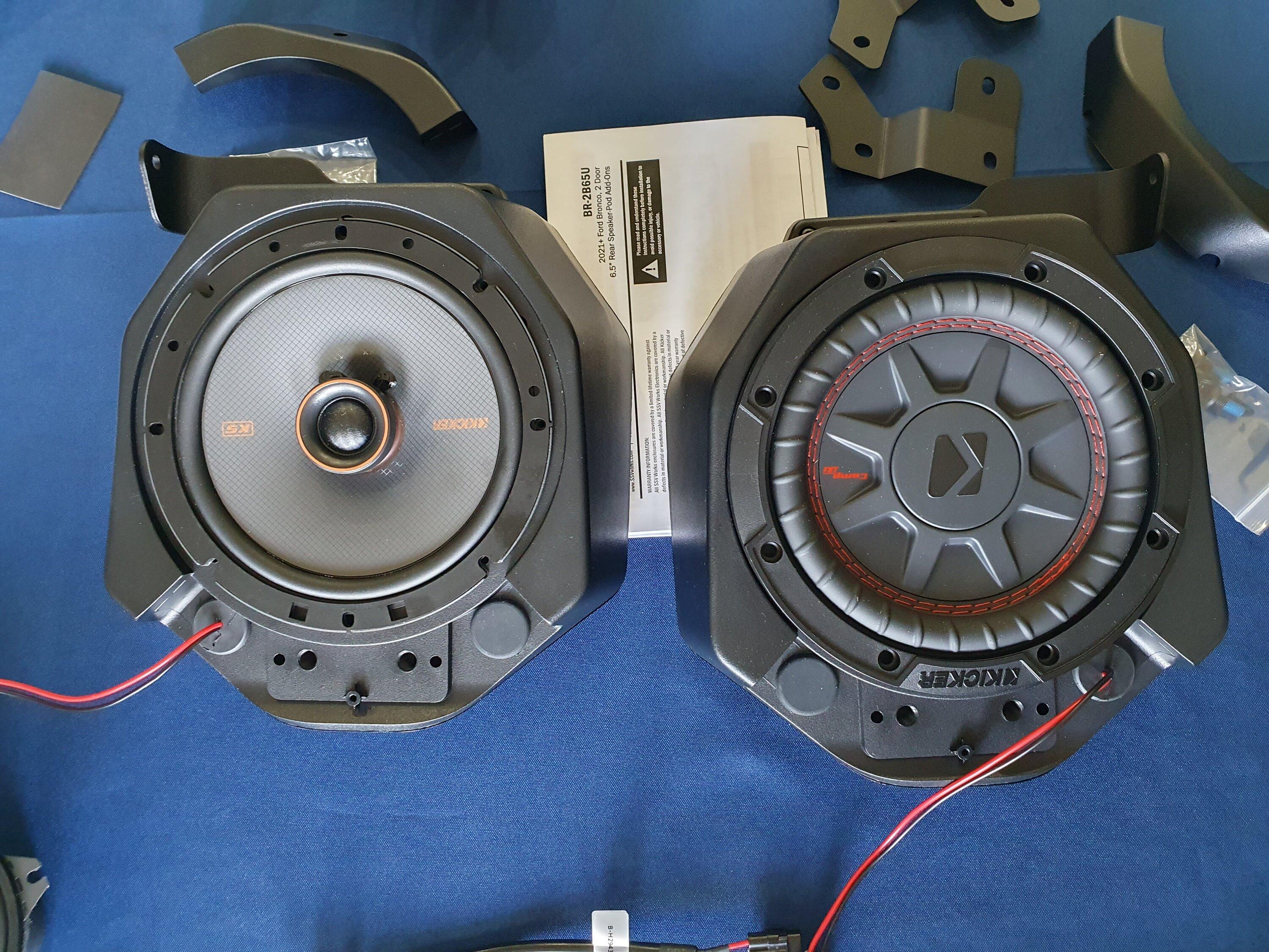 Ford Bronco SSV 6" speakers 20230704_113148