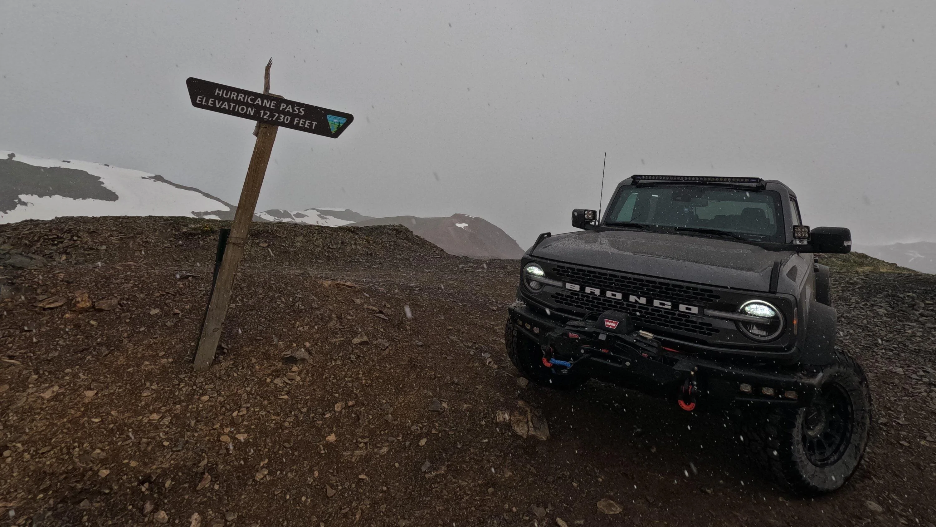 Ford Bronco Colorado Passes: Engineer -> Cinnamon -> California -> Hurricane -> Corkscrew GOPR0129