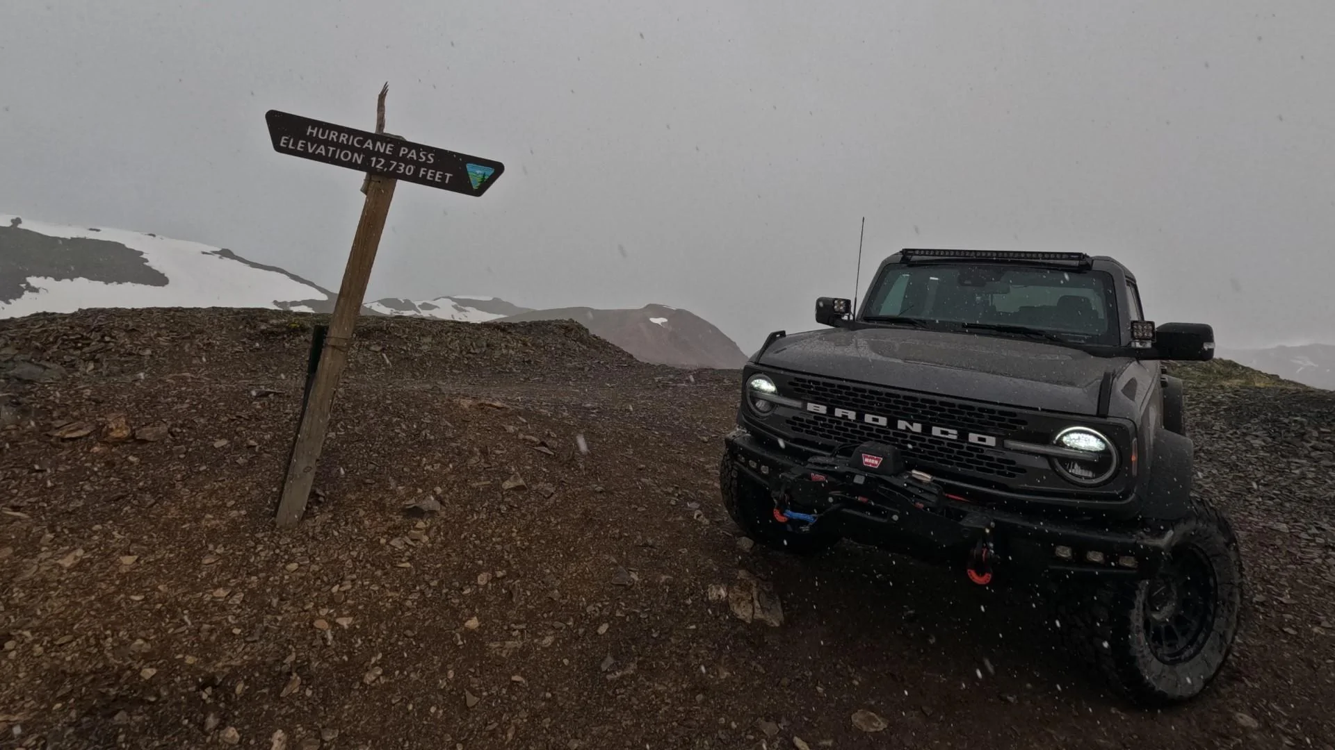 Ford Bronco Colorado Passes: Engineer -> Cinnamon -> California -> Hurricane -> Corkscrew GOPR0129