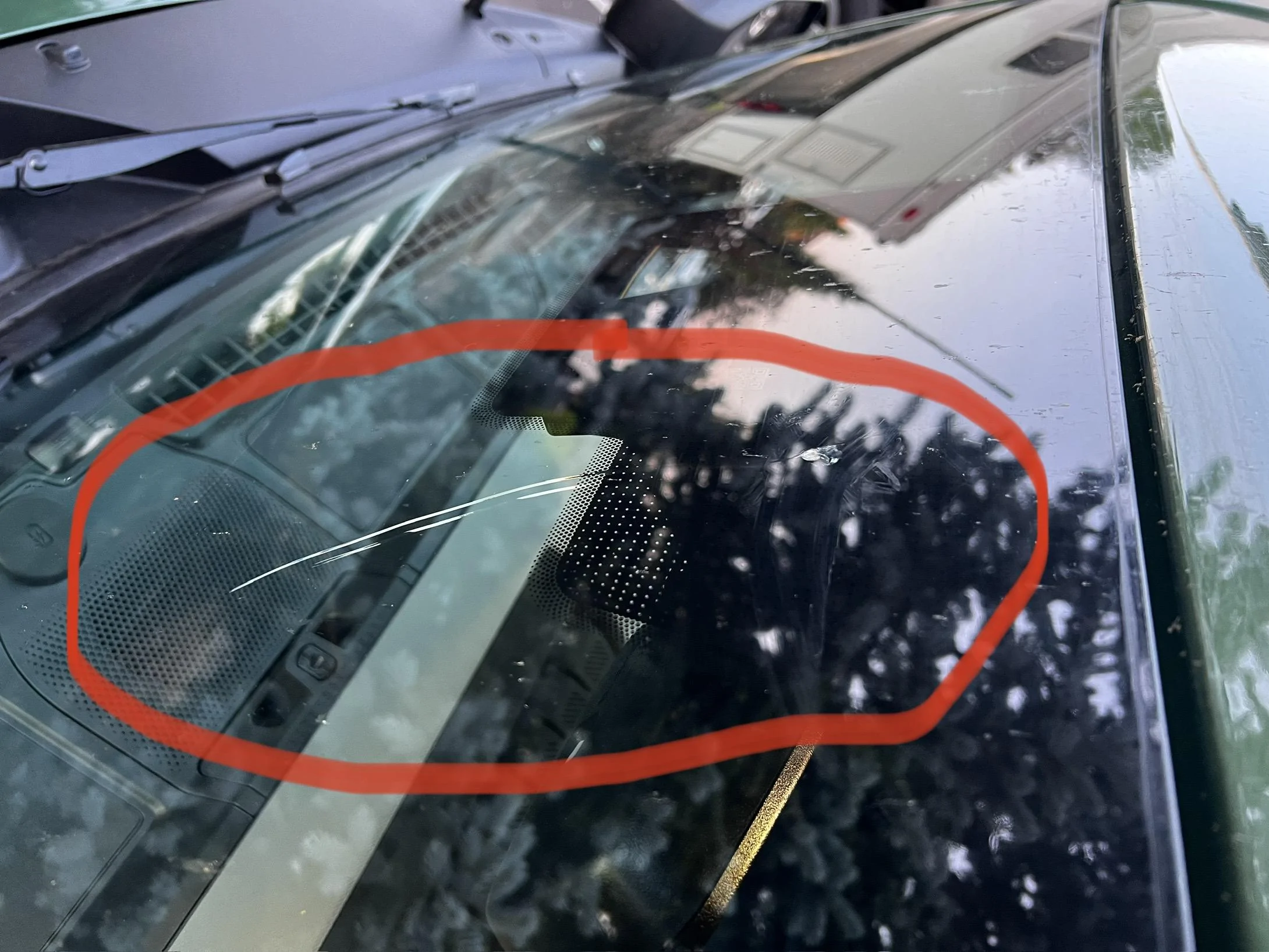 Ford Bronco Installed ExoShield, windshield cracked anyway IMG_6388