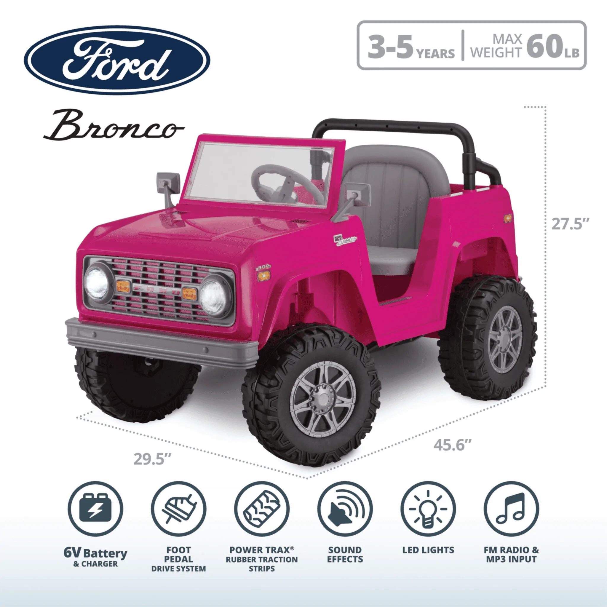 Ford Bronco Barbie-Inspired Bronco is a Used Black Diamond Selling for $89,890 1688665742733