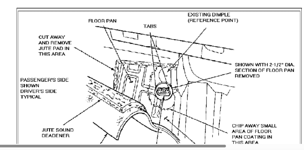 Ford Bronco Stripped body “nut?” From body lift 1688676846965