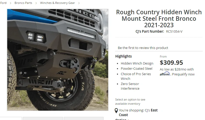 Ford Bronco (EDITED) Best budget winch bumpers? 1688756607606