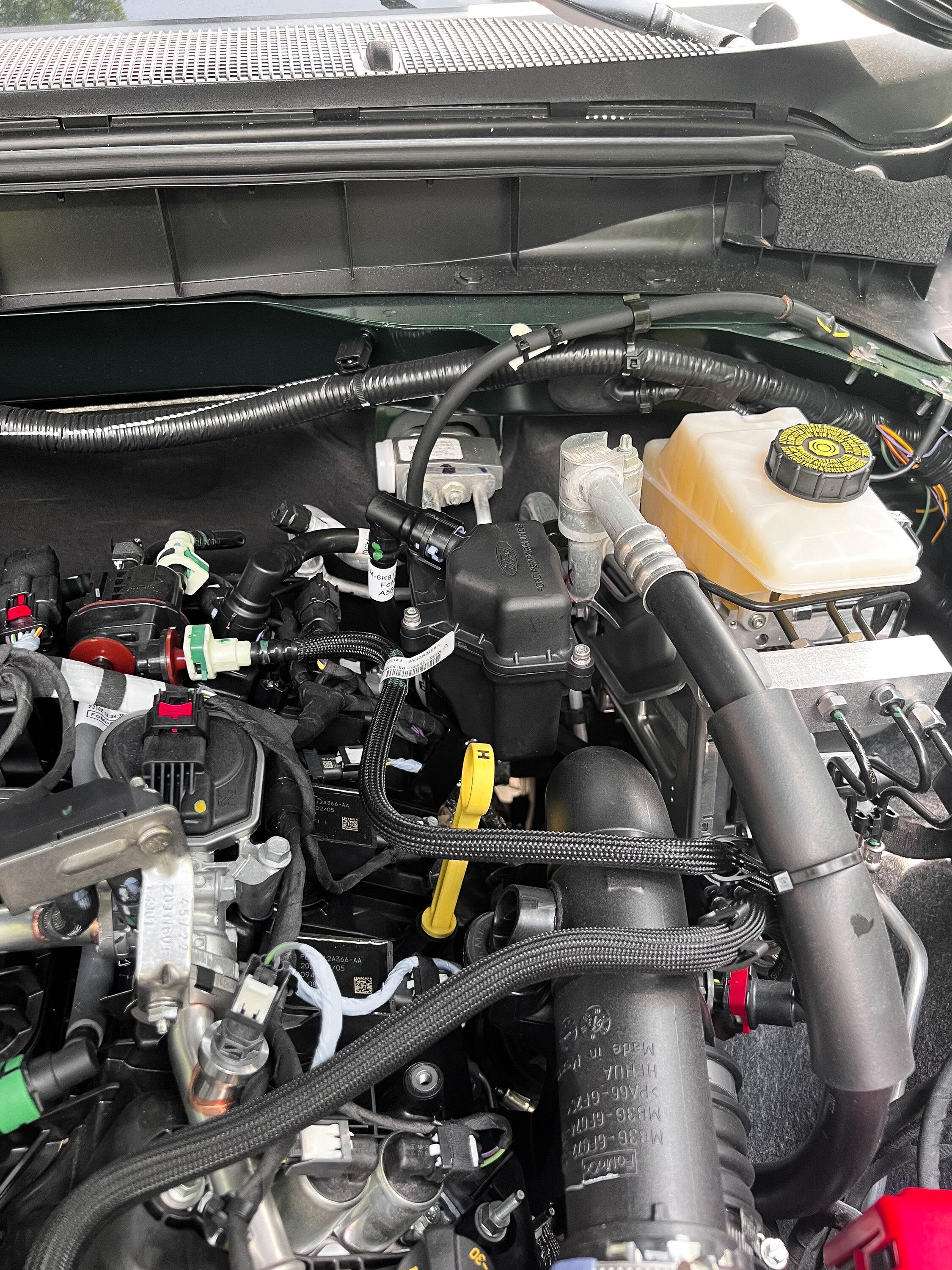 Ford Bronco Ford Performance DUAL catch cans for 2.7 engine now available IMG_9267