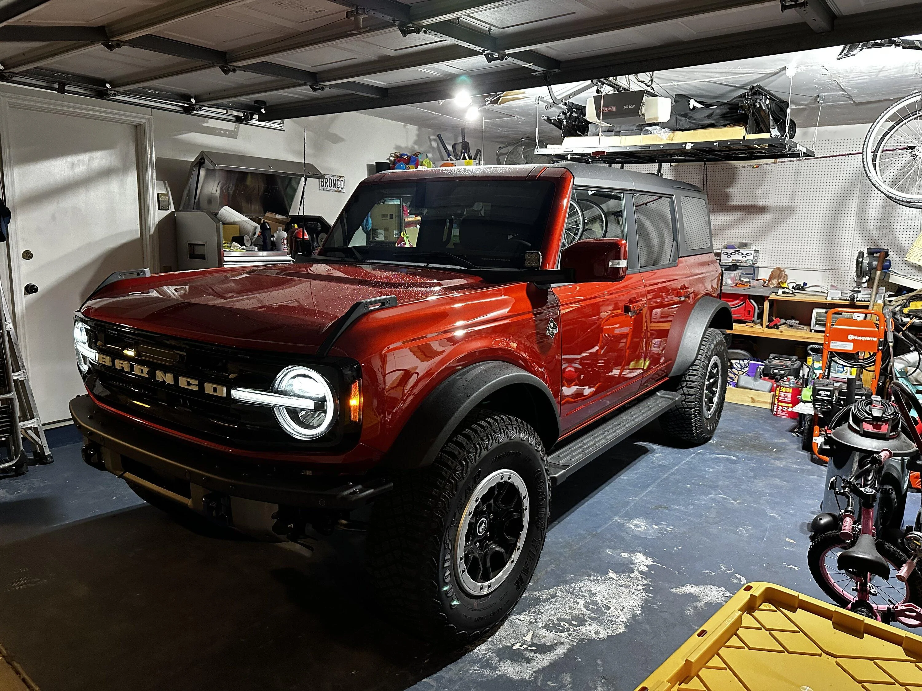 Ford Bronco DIY Electric Lift for soft top / hardtop for $250 IMG_2160