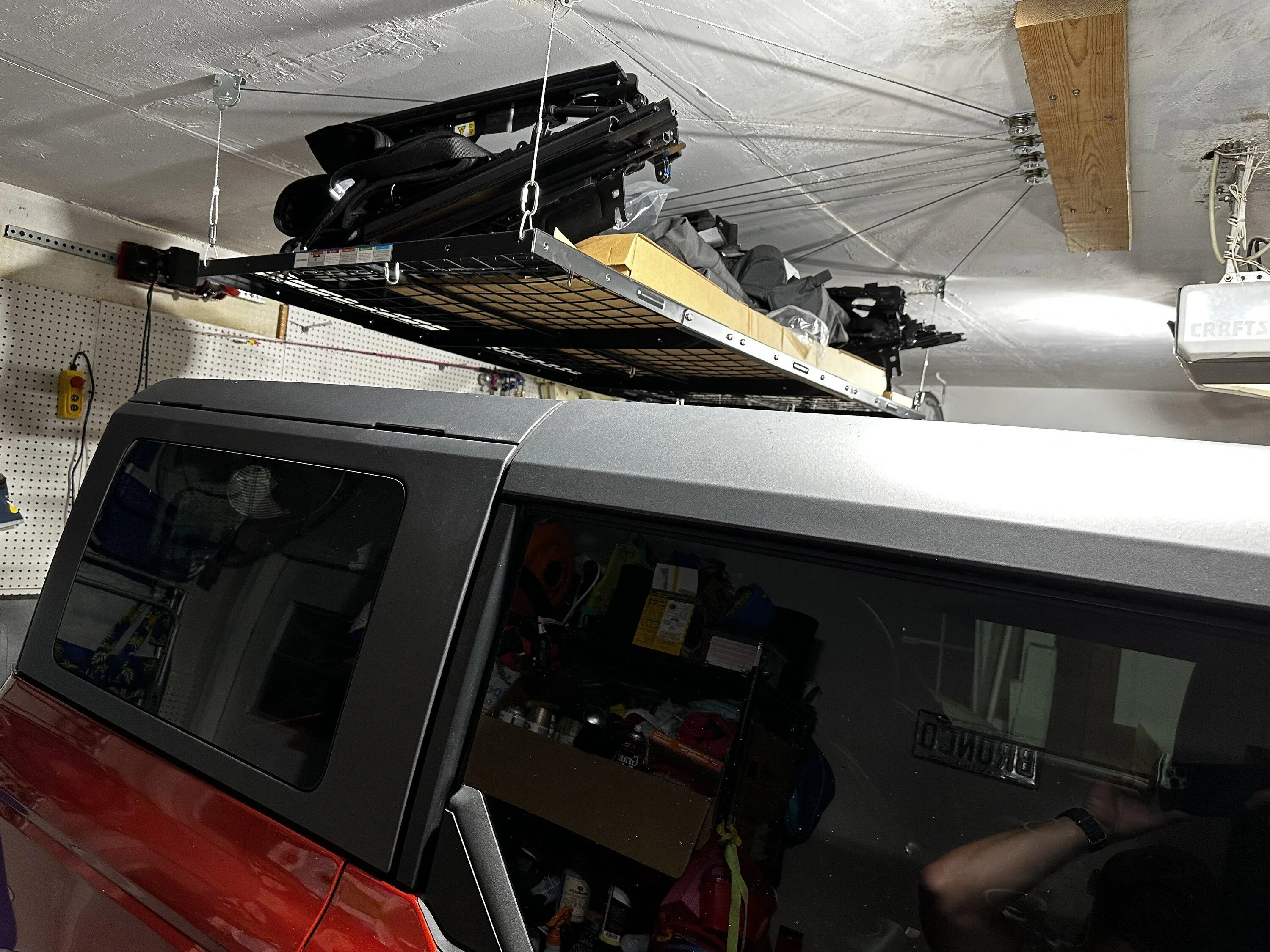 Ford Bronco DIY Electric Lift for soft top / hardtop for $250 IMG_2161