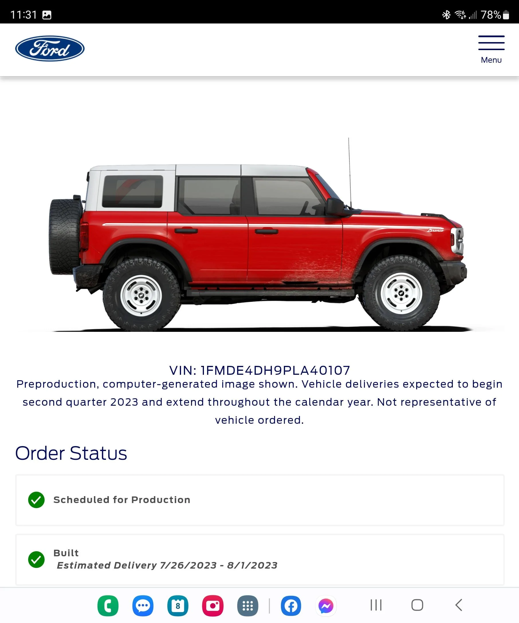 Ford Bronco HERITAGE EDITION Bronco Club Screenshot_20230708_113144_Chrom