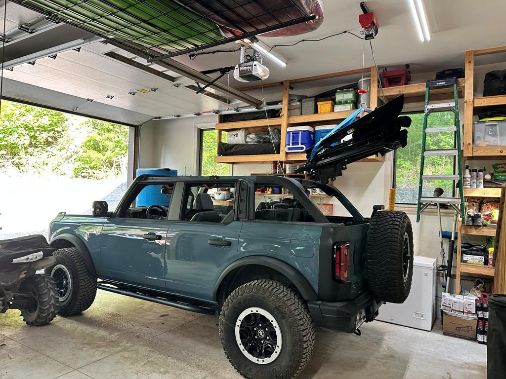 Ford Bronco DIY Electric Lift for soft top / hardtop for $250 YavK4Gr