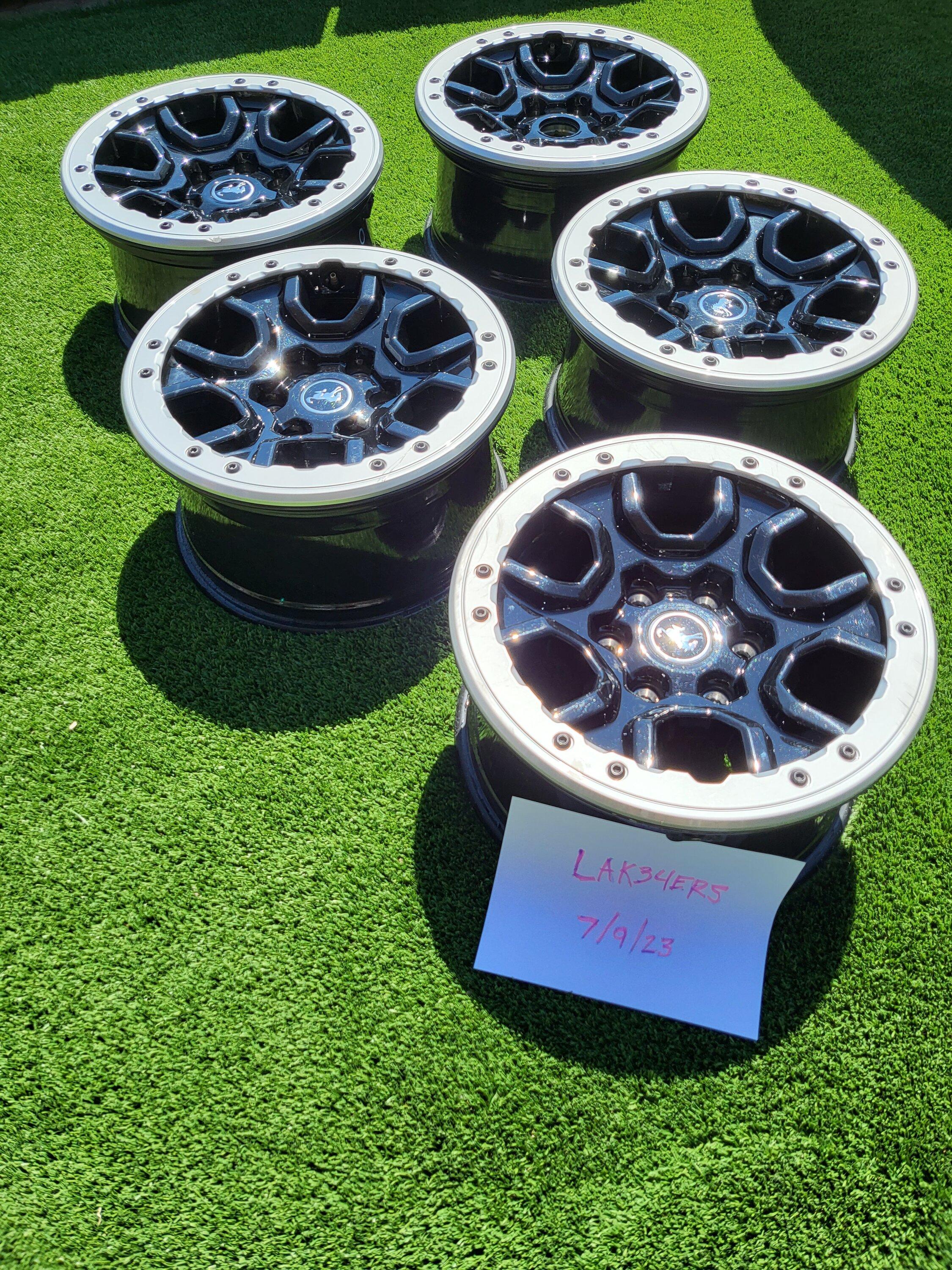 Ford Bronco SAS Wheels $400 for all 5 20230709_150141