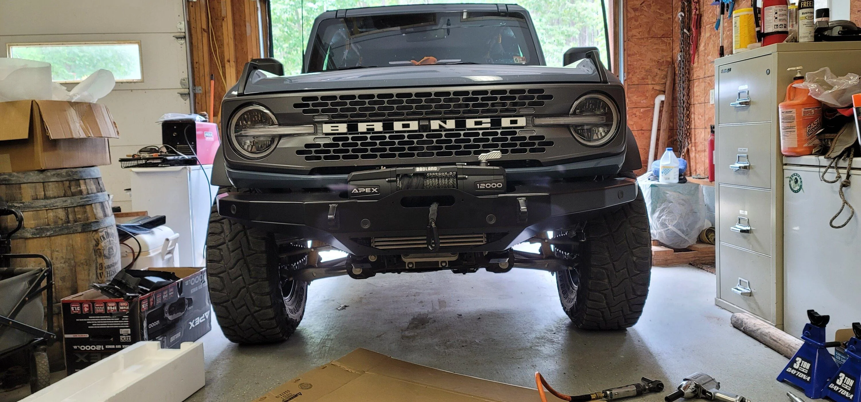 Ford Bronco BOSS'S(wife's) Azure Gray Metallic Badlands 20230604_140843