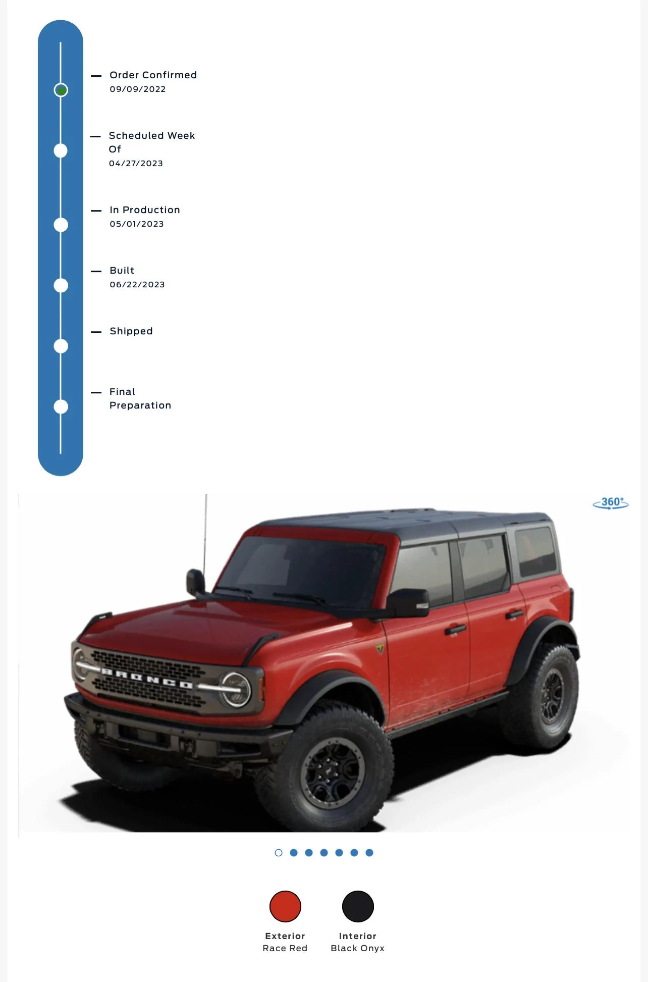 Ford Bronco 4/24/2023 Build Week IMG_1370