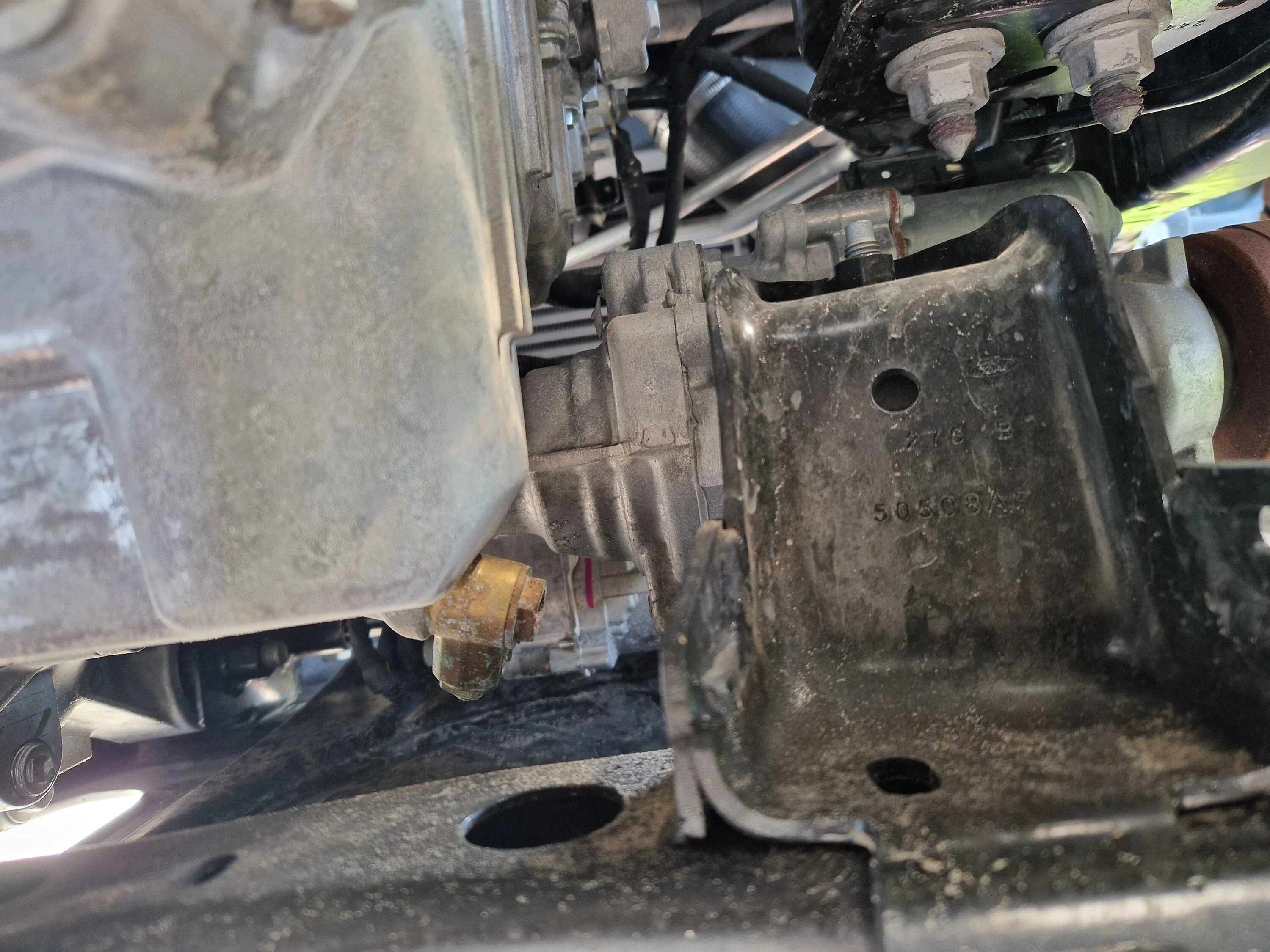 Ford Bronco Factory skids and an oil change 20230710_082049