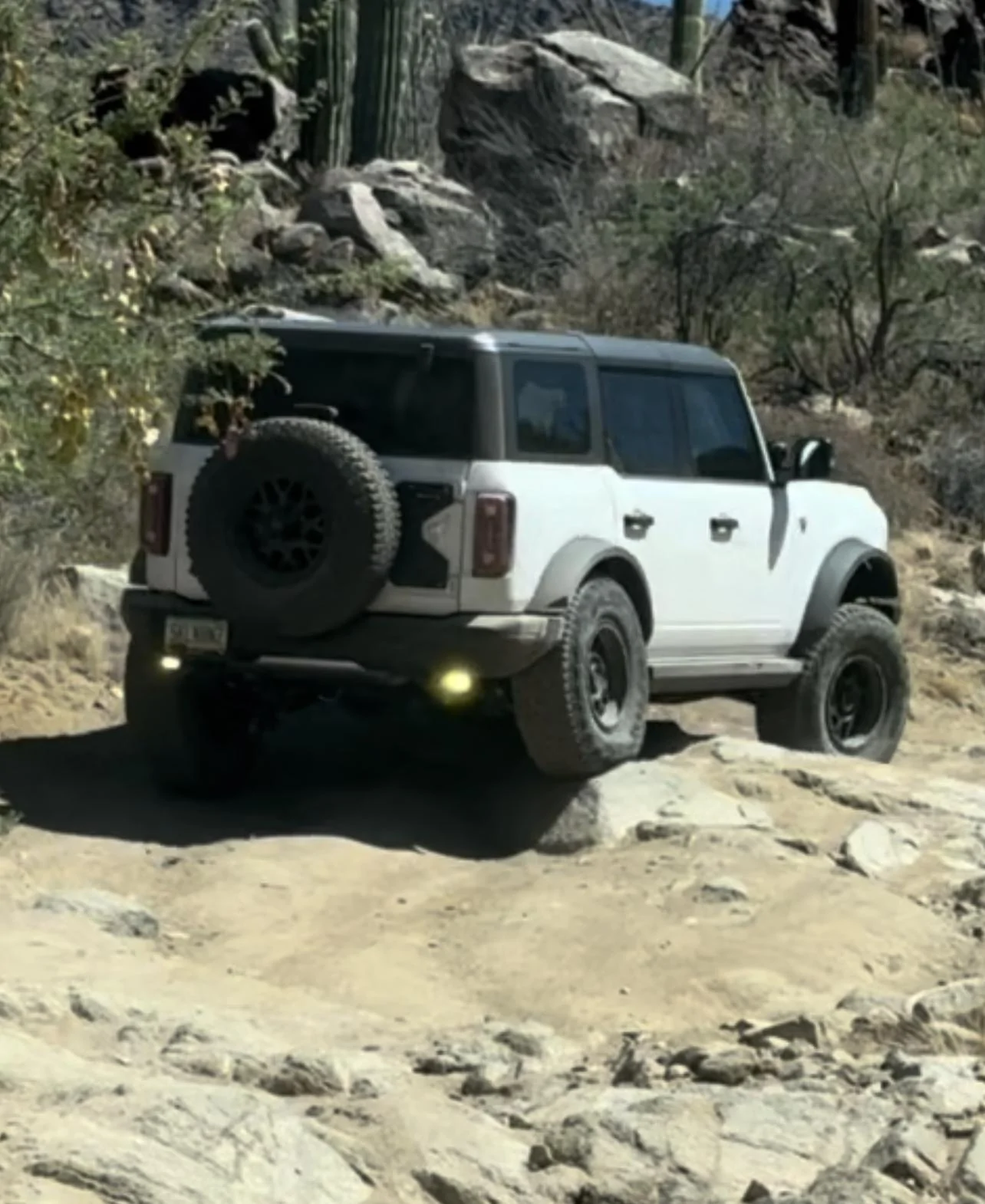 Ford Bronco Broncos on the trails in Arizona NRC5