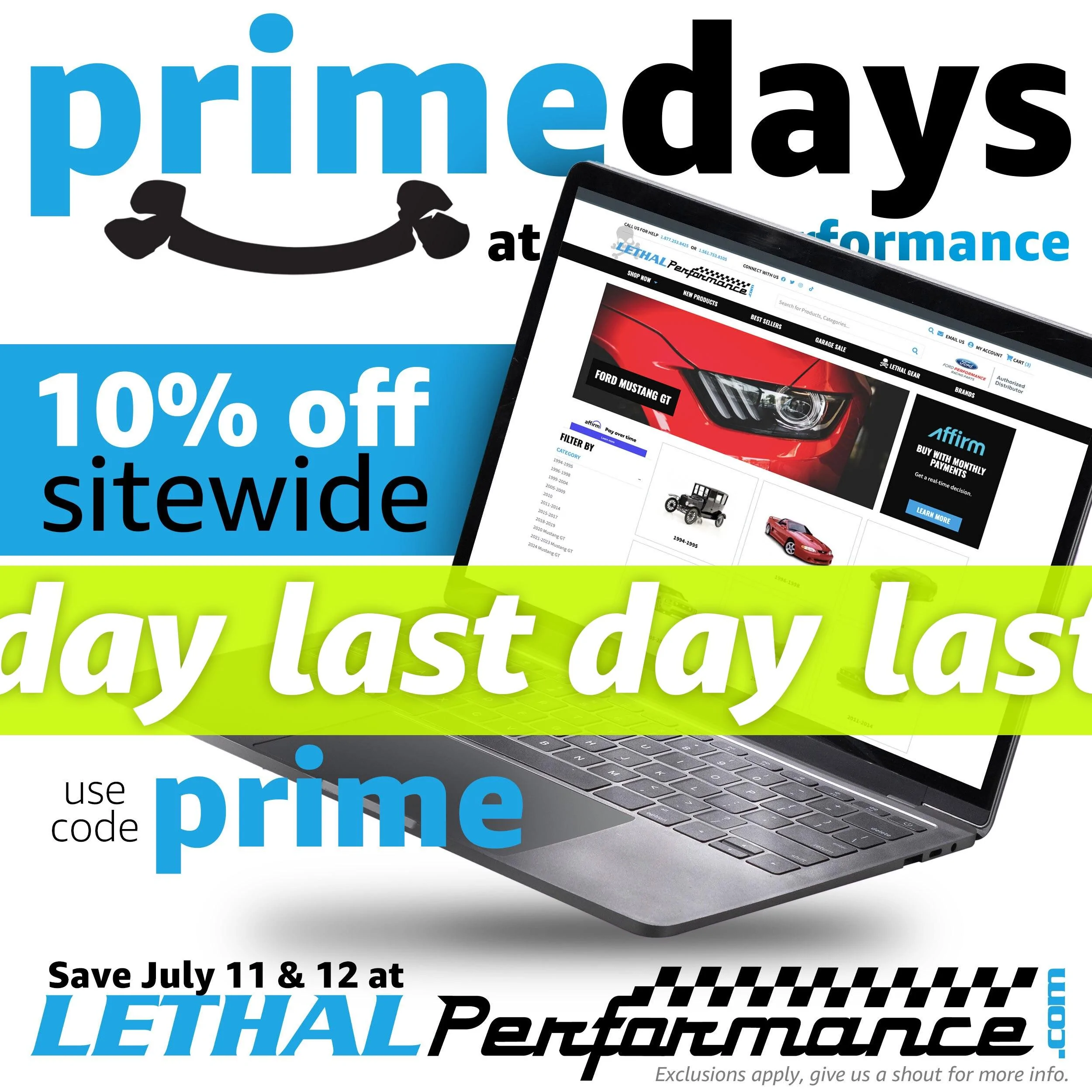 Ford Bronco IT'S PRIME DAY Here at Lethal Performance!! primedays_sitewide last