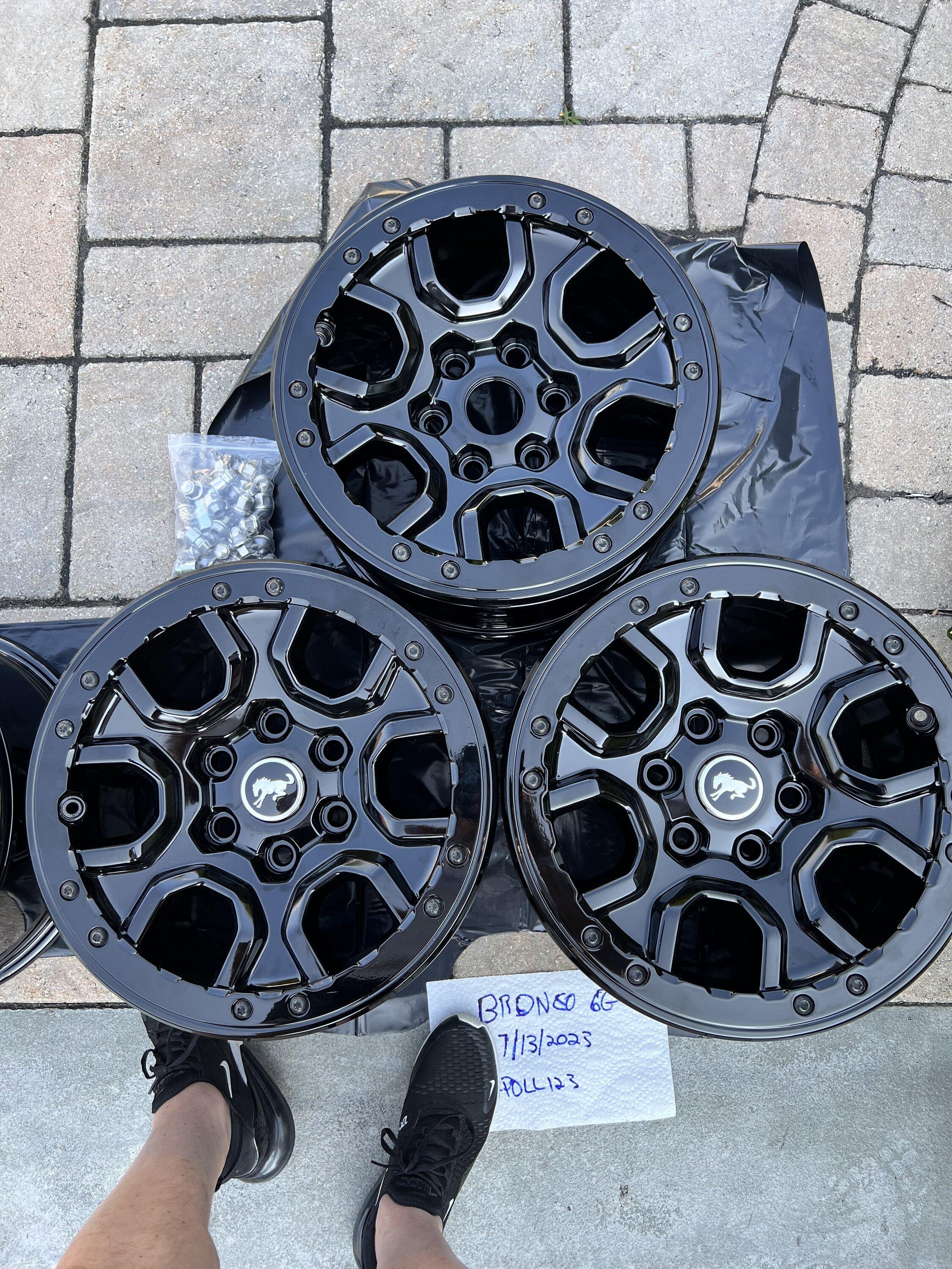 Ford Bronco 5 Wildtrak Rims $600 81B97FEE-67A7-4DDC-8D3C-BD434DC210B1