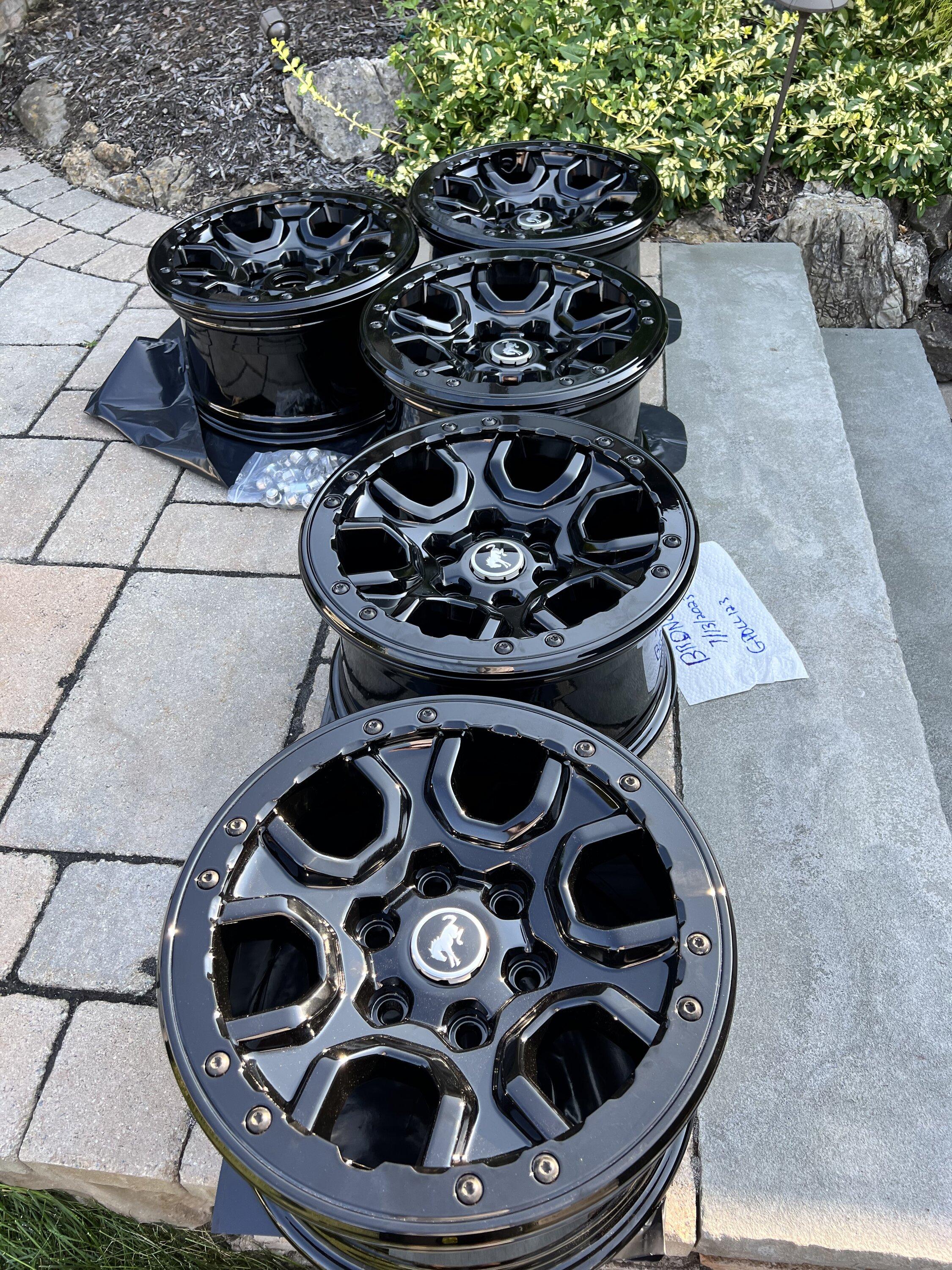 Ford Bronco 5 Wildtrak Rims $600 427148FE-89B2-49E4-87C9-2C1AACB86652