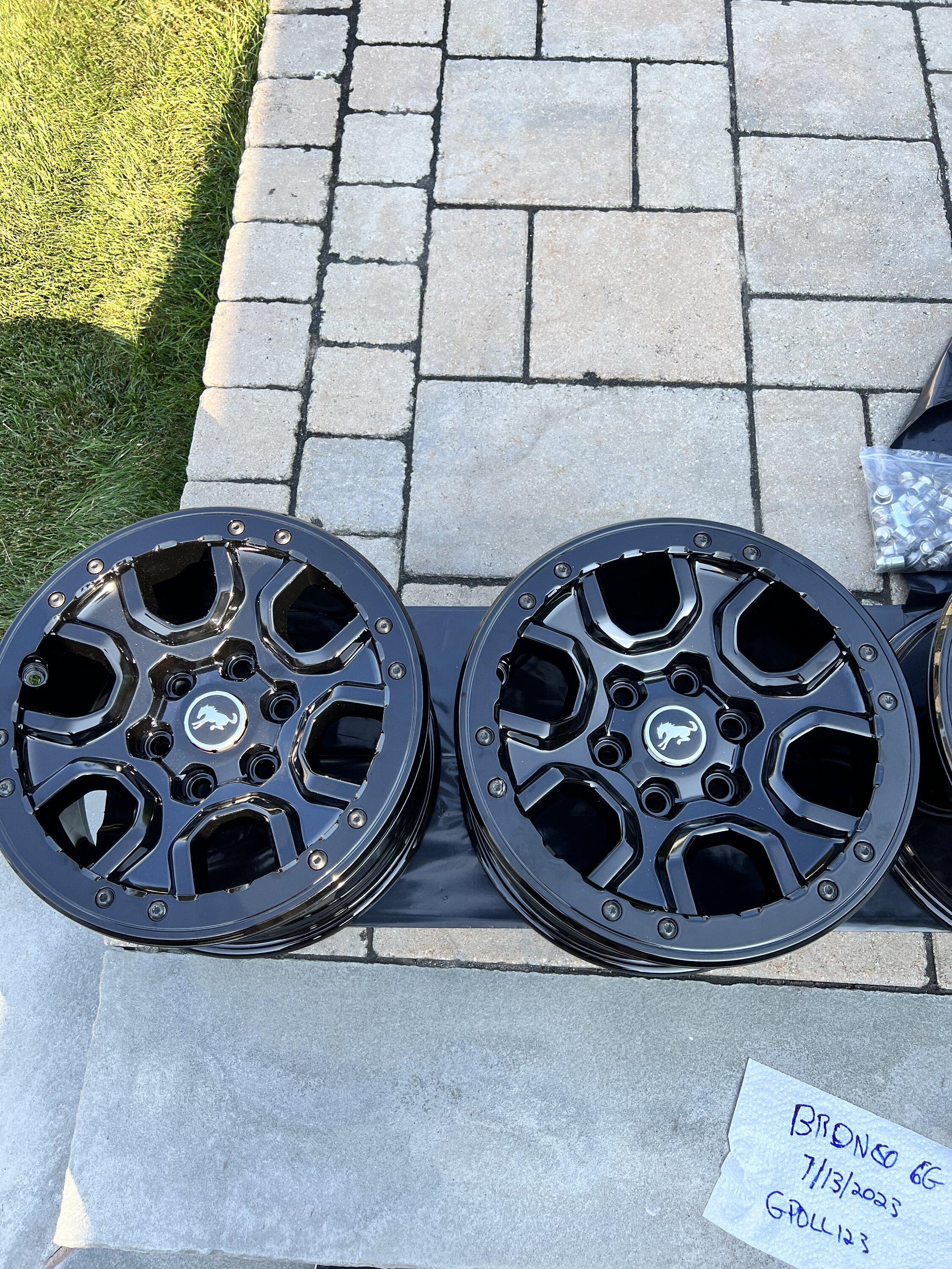 Ford Bronco 5 Wildtrak Rims $600 CB66FC7F-2DF7-4A15-A498-12411A54C3EB
