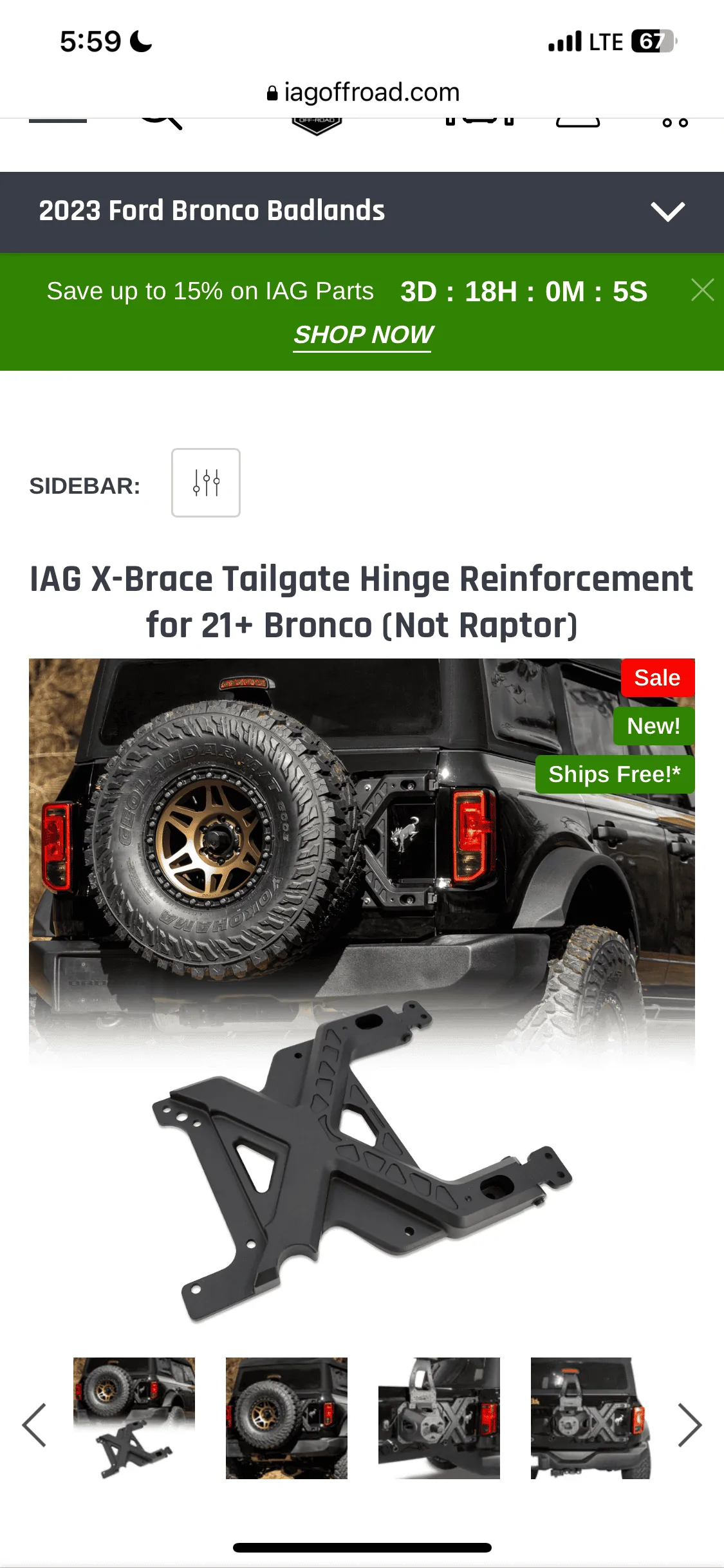 Ford Bronco Any consensus on which tailgate reinforcement has performed best? IMG_4056