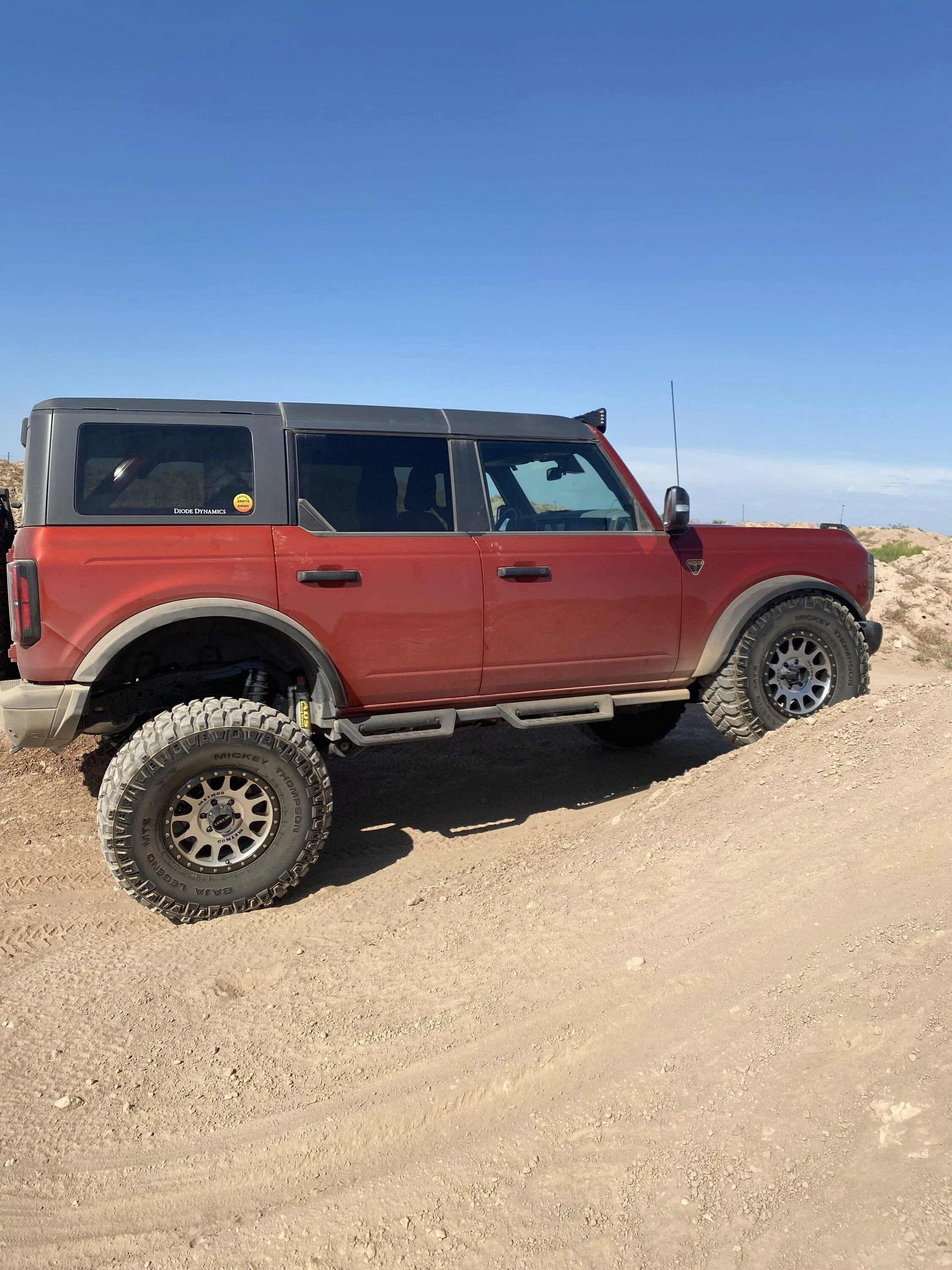 Ford Bronco 2023 Badlands Non-Squatch lift options IMG_5389