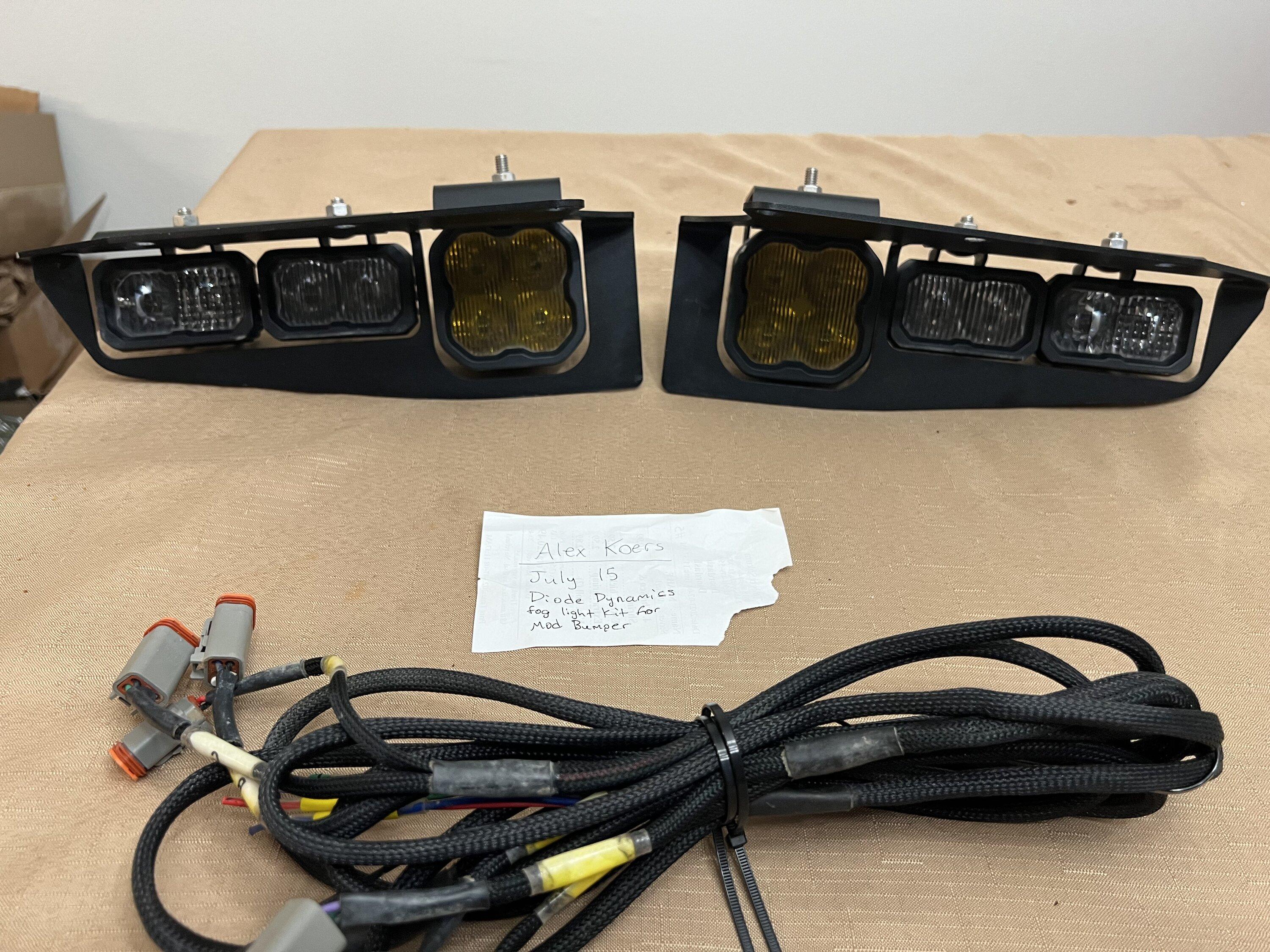 Ford Bronco Diode Dynamics Fog Light Kit for Modular Bumper $650 IMG_3767