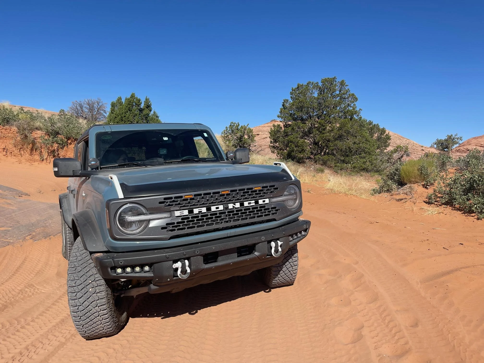 Ford Bronco Trip report for first run to Moab with my 2022 Bronco Badlands. Bronco Fins 1 