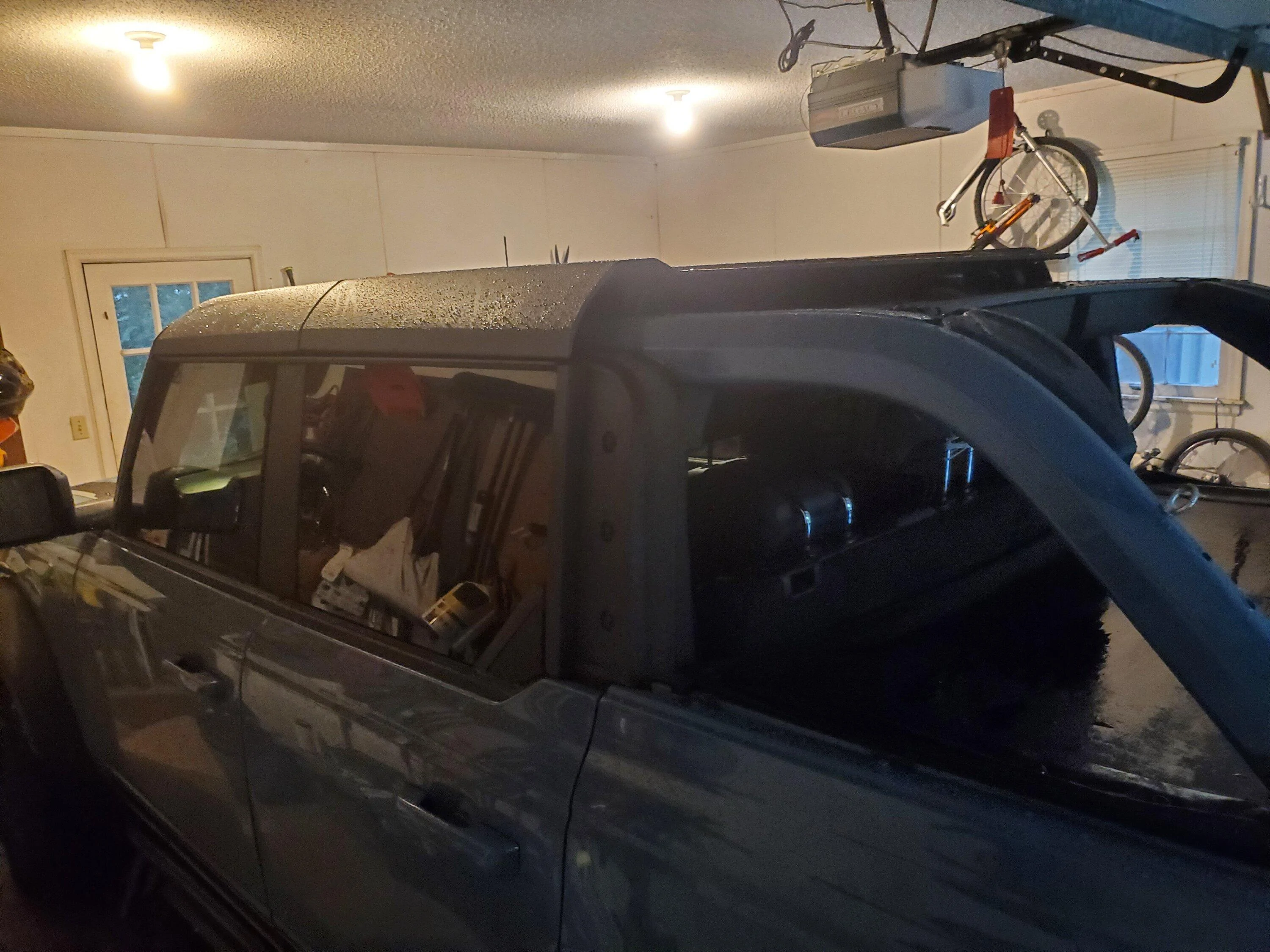 Ford Bronco Driving with top panels and no back shell. 20230714_170115